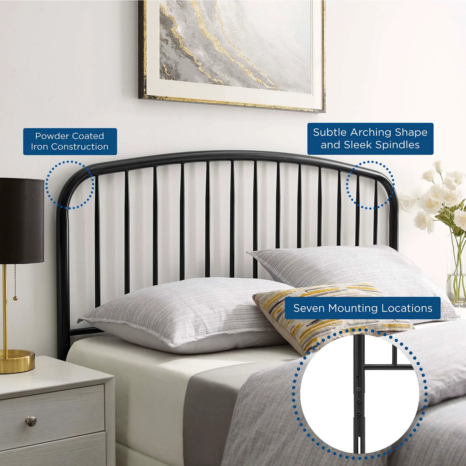 Nova Full Metal Headboard By Modway - MOD-6149 - Image 6