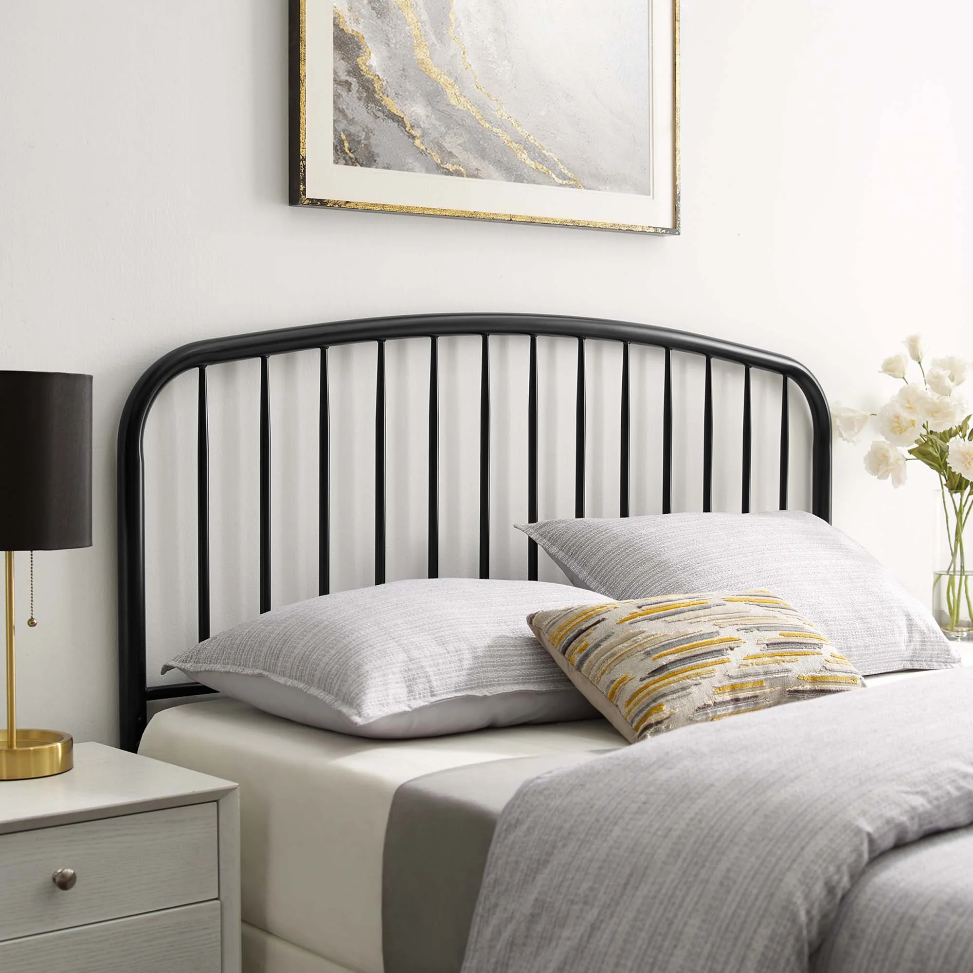 Nova Metal King Headboard by Modway - Image 6