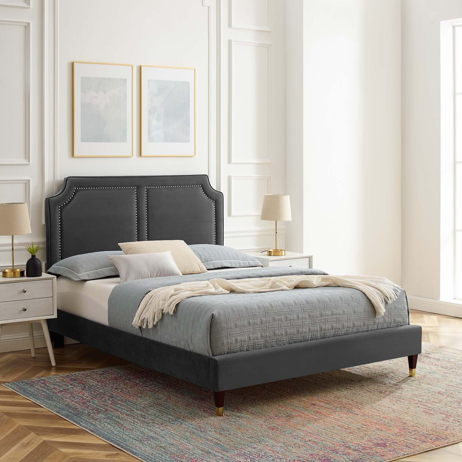 Novi Performance Velvet Full Bed By Modway - MOD-6808 - Image 4