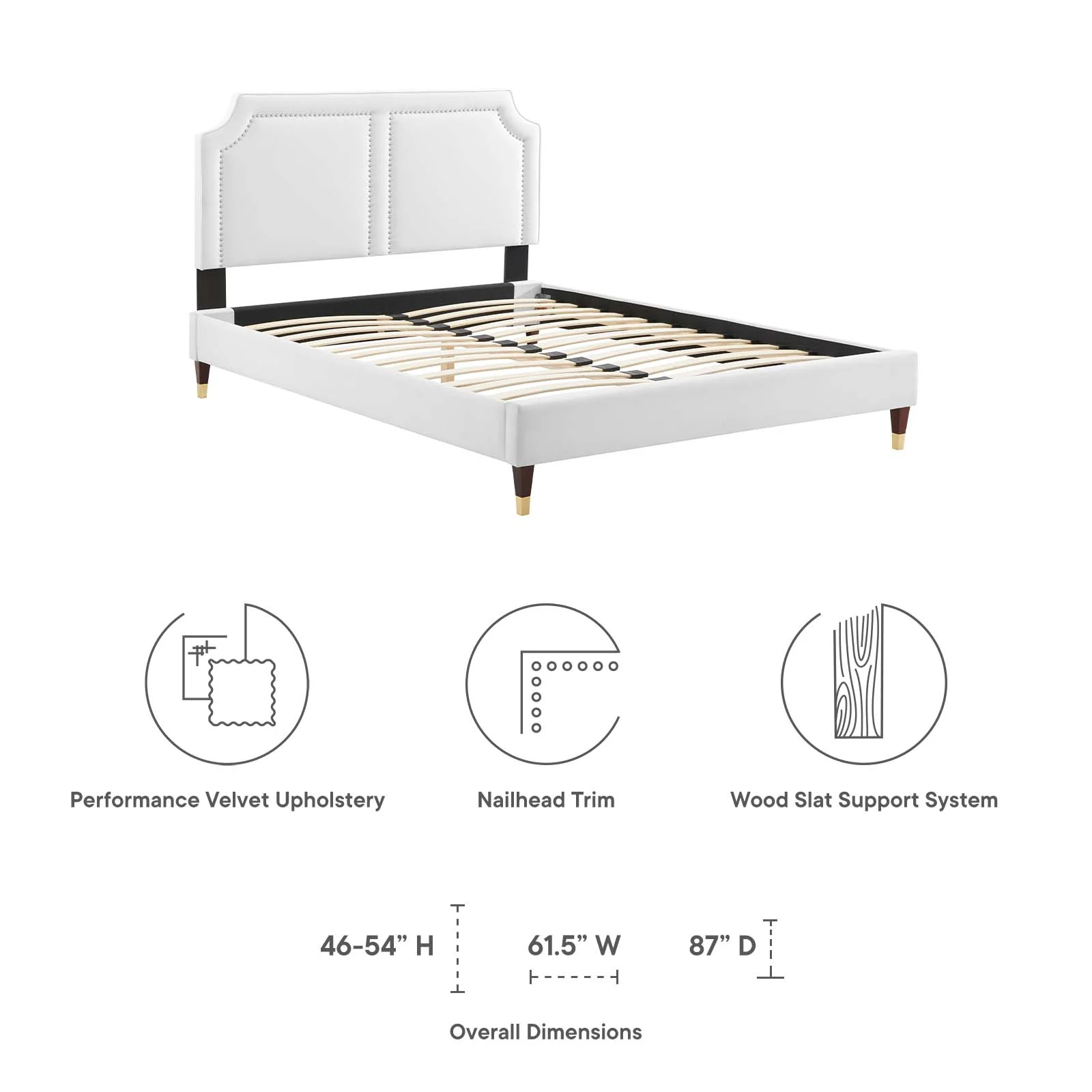 Novi Performance Velvet Full Bed By Modway - MOD-6808 - Image 43