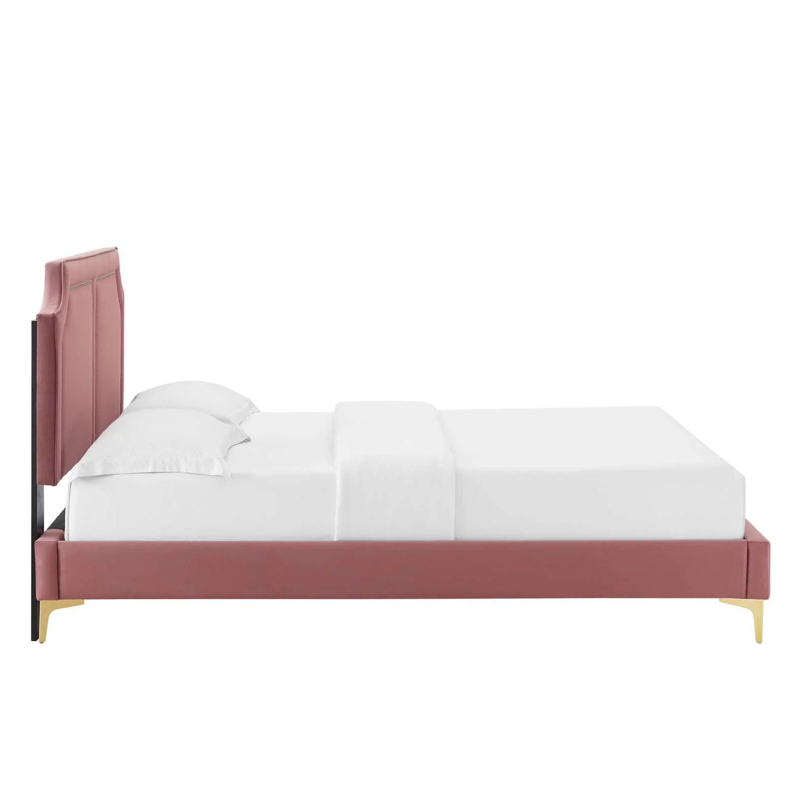 Novi Performance Velvet Queen Bed By Modway - MOD-6818 - Image 17