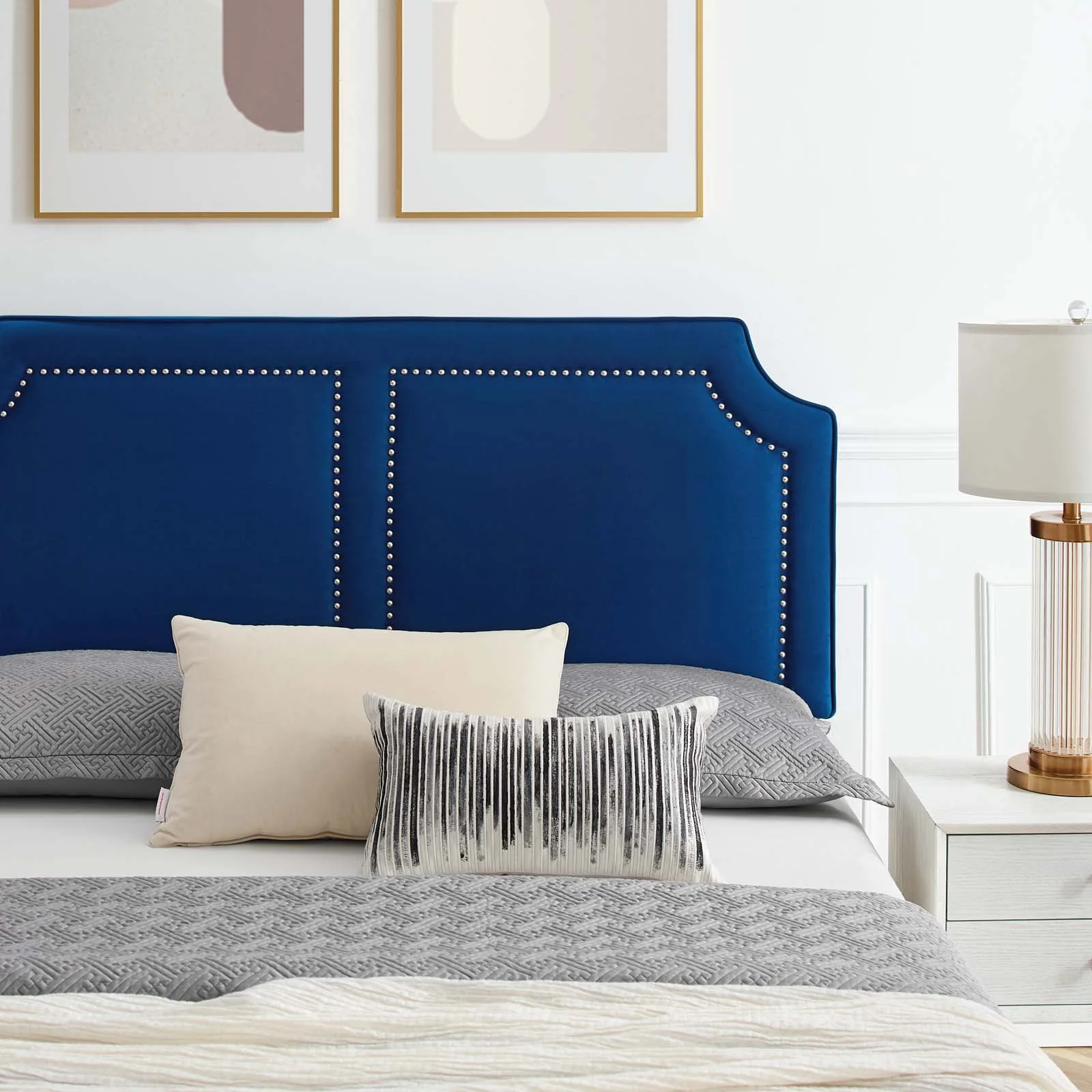 Novi Performance Velvet Queen Bed By Modway - MOD-6818 - Image 25