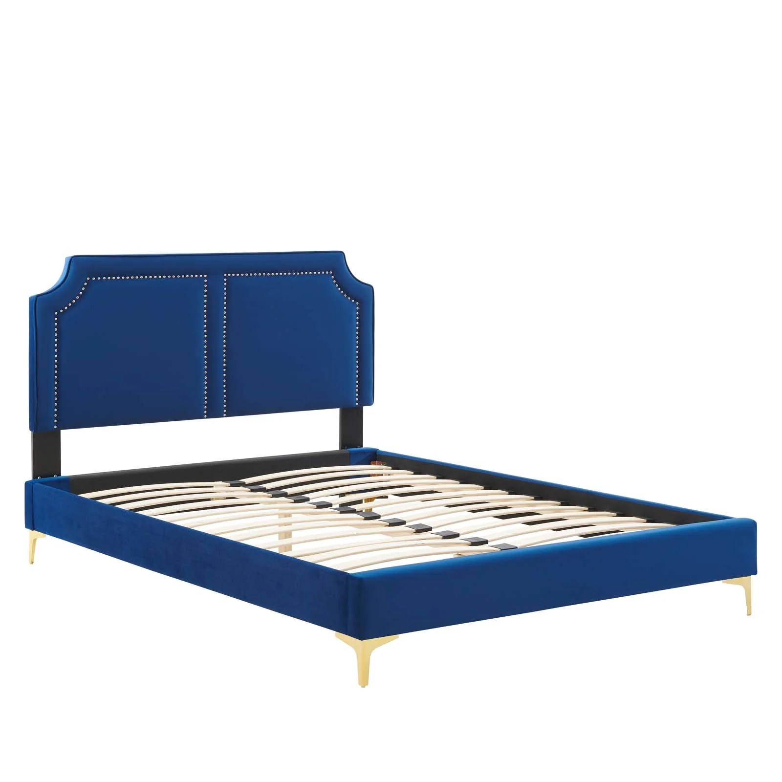 Novi Performance Velvet Queen Bed By Modway - MOD-6818 - Image 27