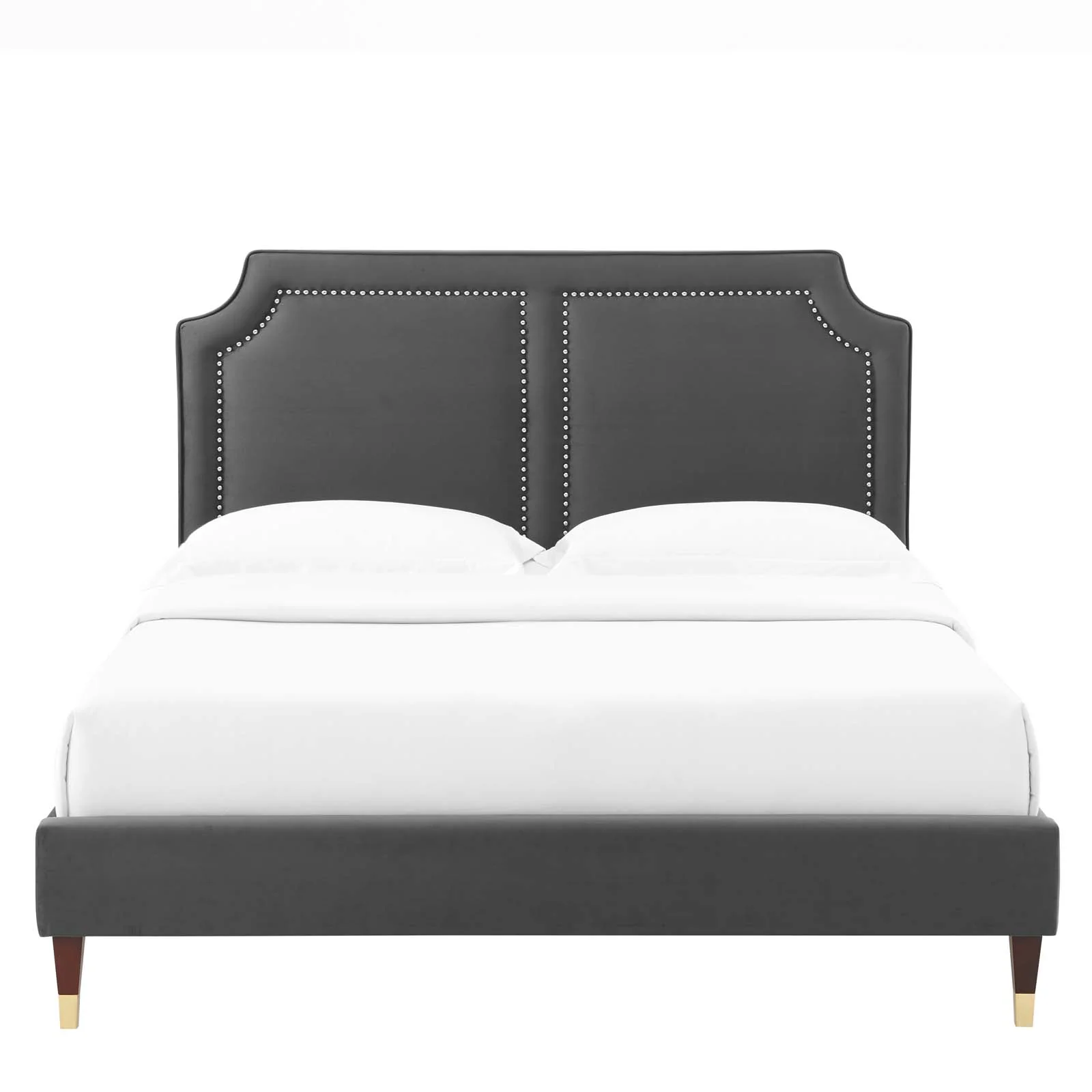 Novi Performance Velvet Queen Bed By Modway - MOD-6823 - Image 7