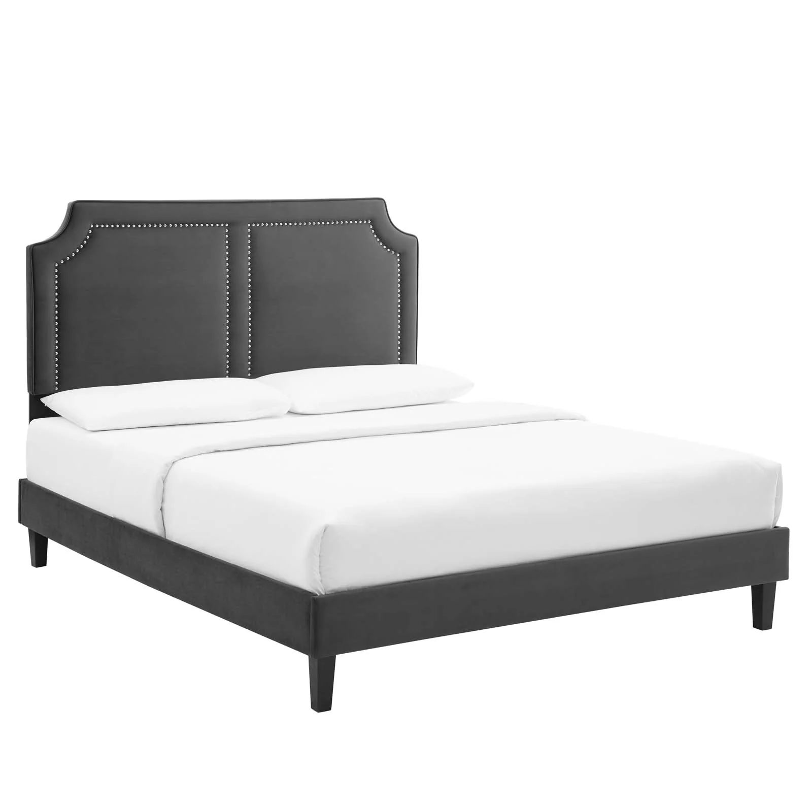 Novi Performance Velvet Queen Bed By Modway - MOD-6828 - Image 2