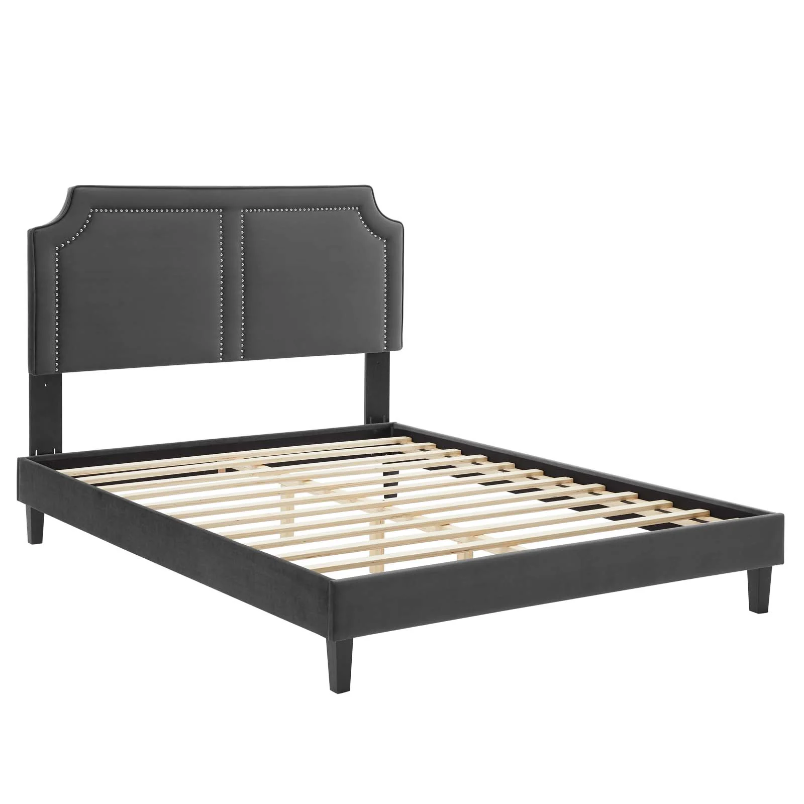 Novi Performance Velvet Queen Bed By Modway - MOD-6828 - Image 5