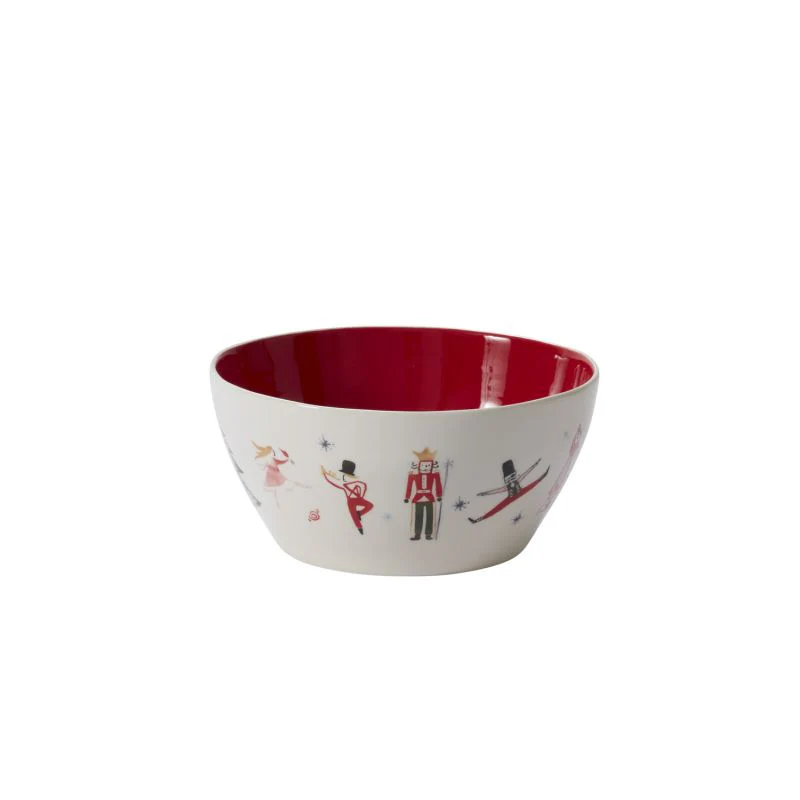 Nutcracker Ballet Bowl 10" x  4.75" By Accent Decor - Image 2