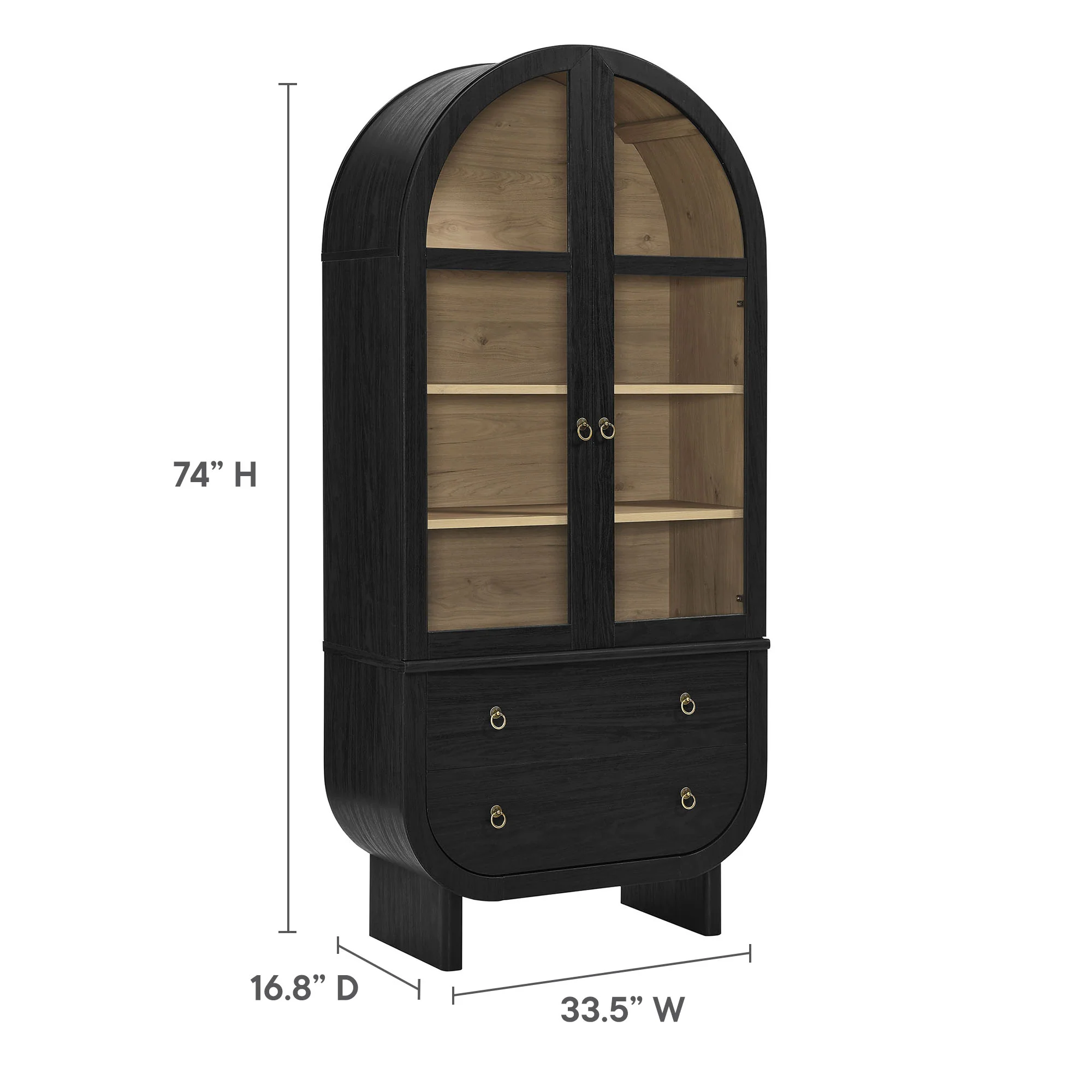 Nyx Arched Display Cabinet by Modway - Image 11