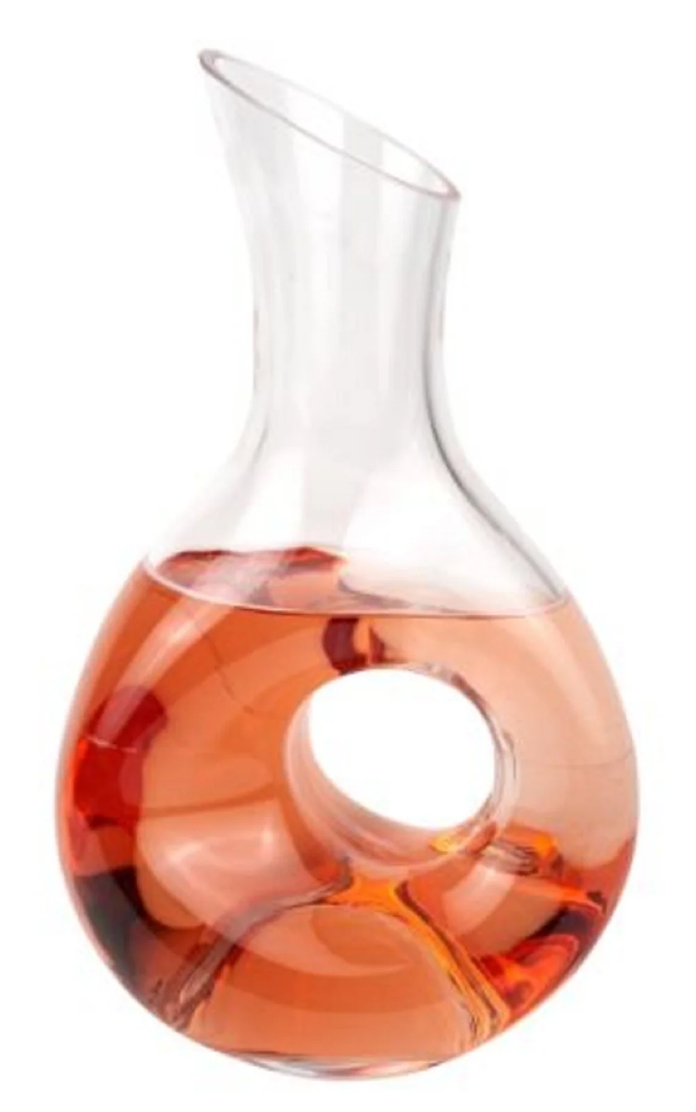 O So Pretty 10 Mouth Blown Crystal Carafe By Homeroots - Image 2