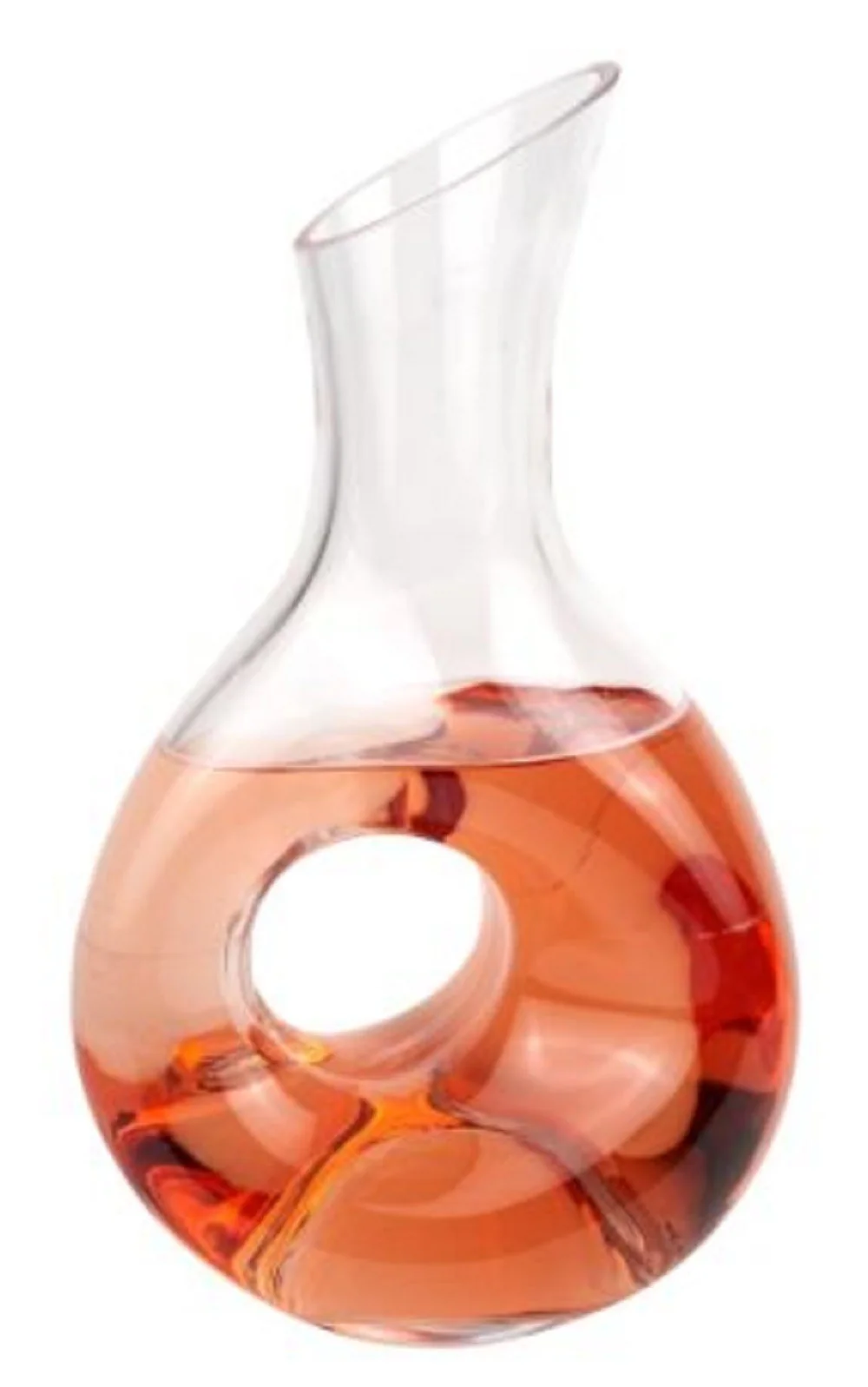 O So Pretty 10 Mouth Blown Crystal Carafe By Homeroots - Image 3