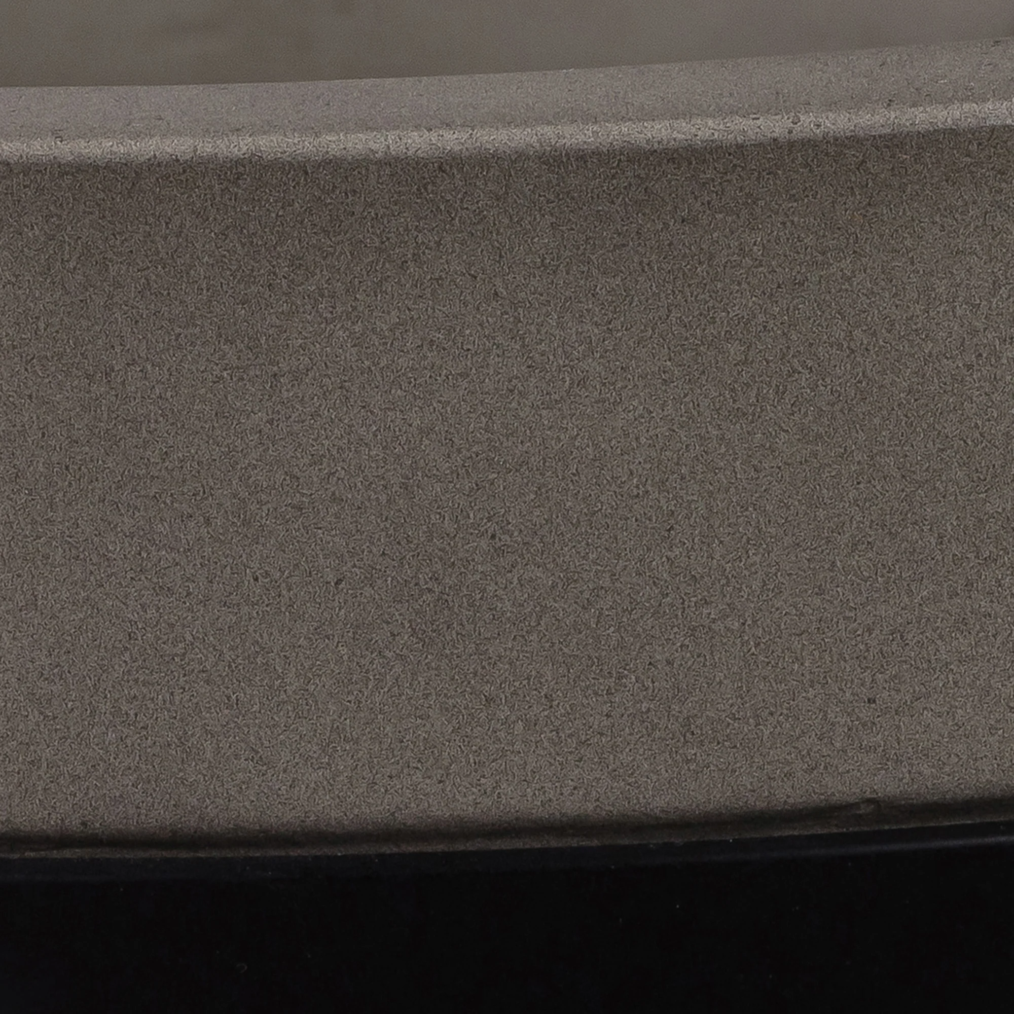 Obsidian Medium Indoor or Outdoor Planter in Grey Concrete with Black Accent By Armen Living - Image 6