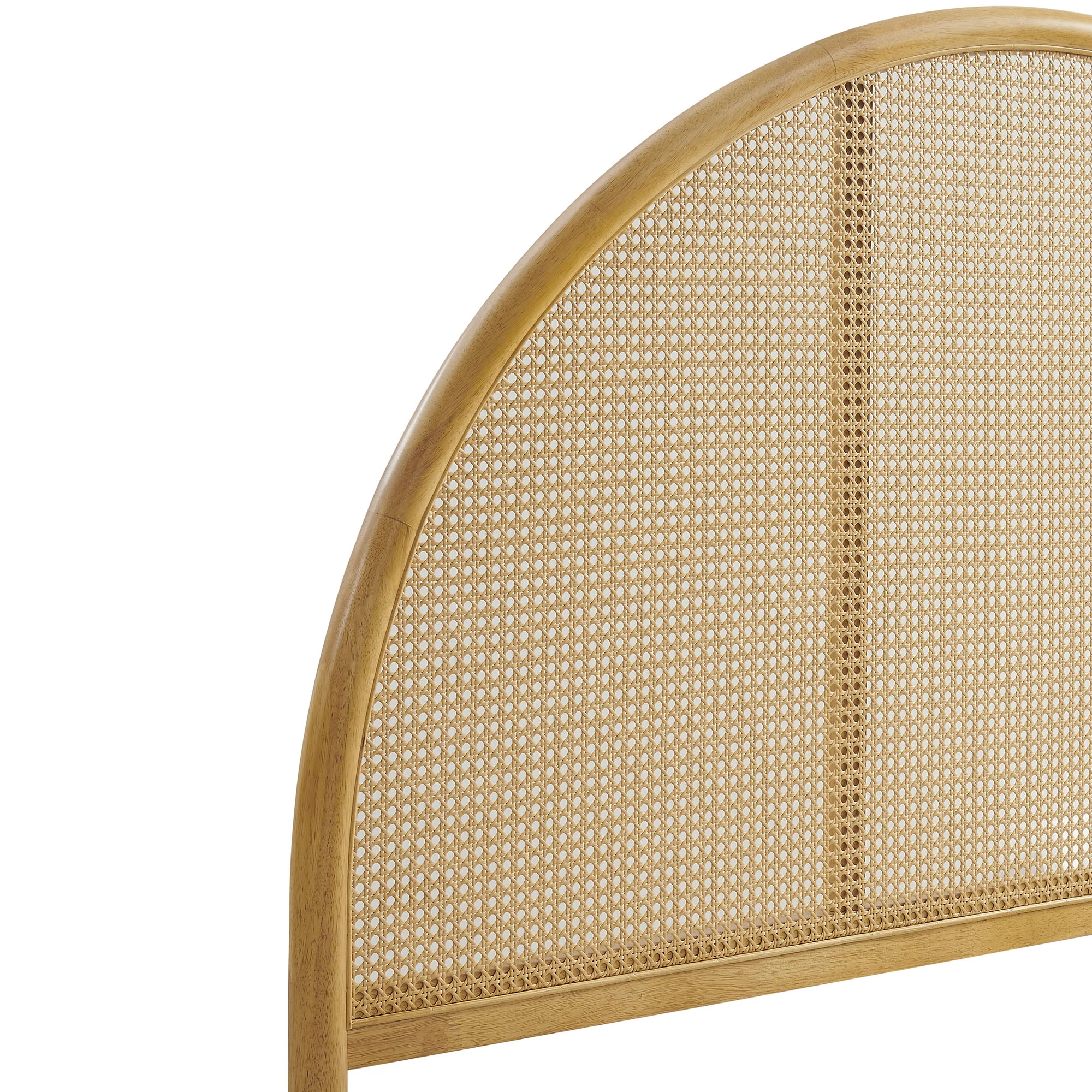Odette Queen Arched Rattan Cane Platform Bed by Modway - Image 16