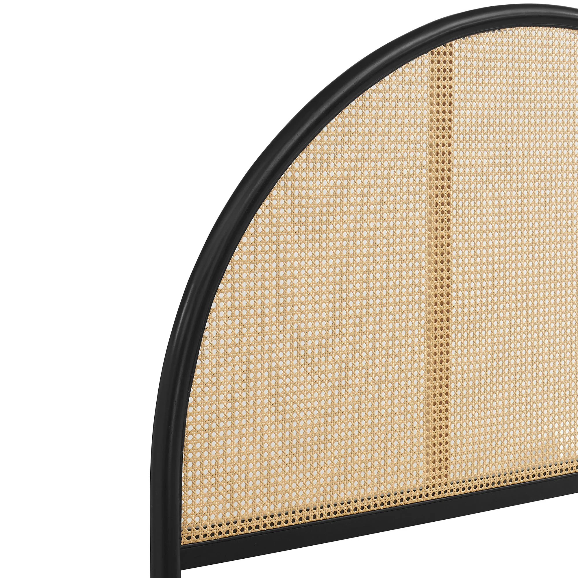 Odette Queen Arched Rattan Cane Platform Bed by Modway - Image 7