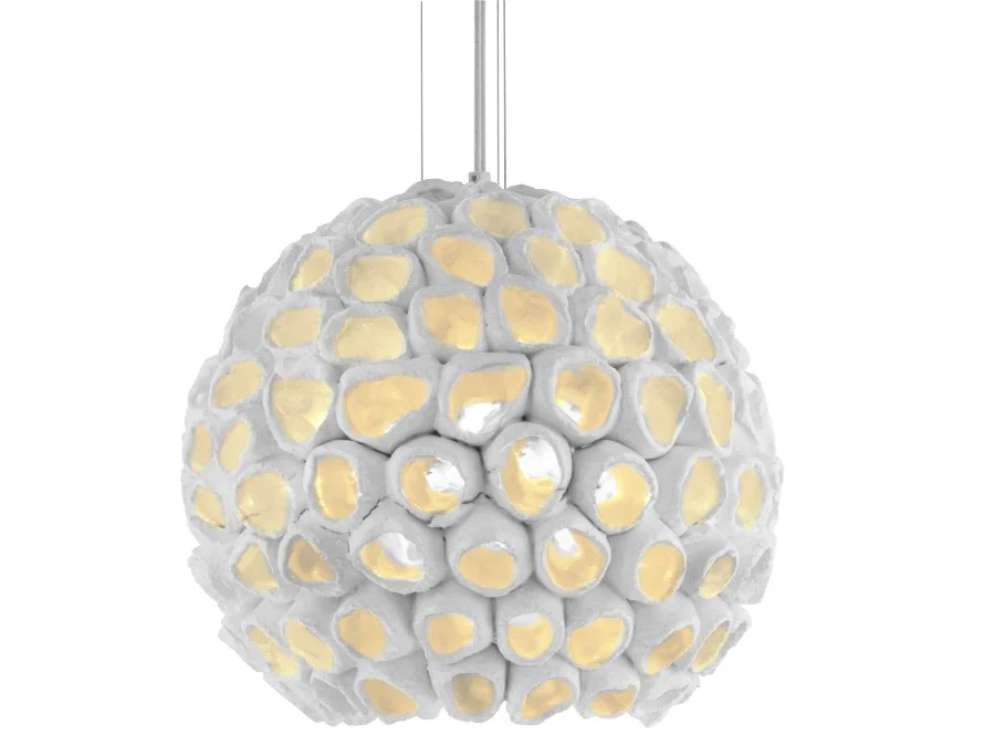 Oggetti Reef Suspensions Round Medium White - Image 2