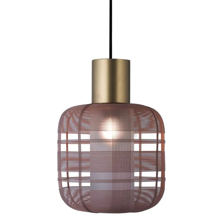 Oggetti Stout Pendant Lamp Dark Gray/Gold - Image 2