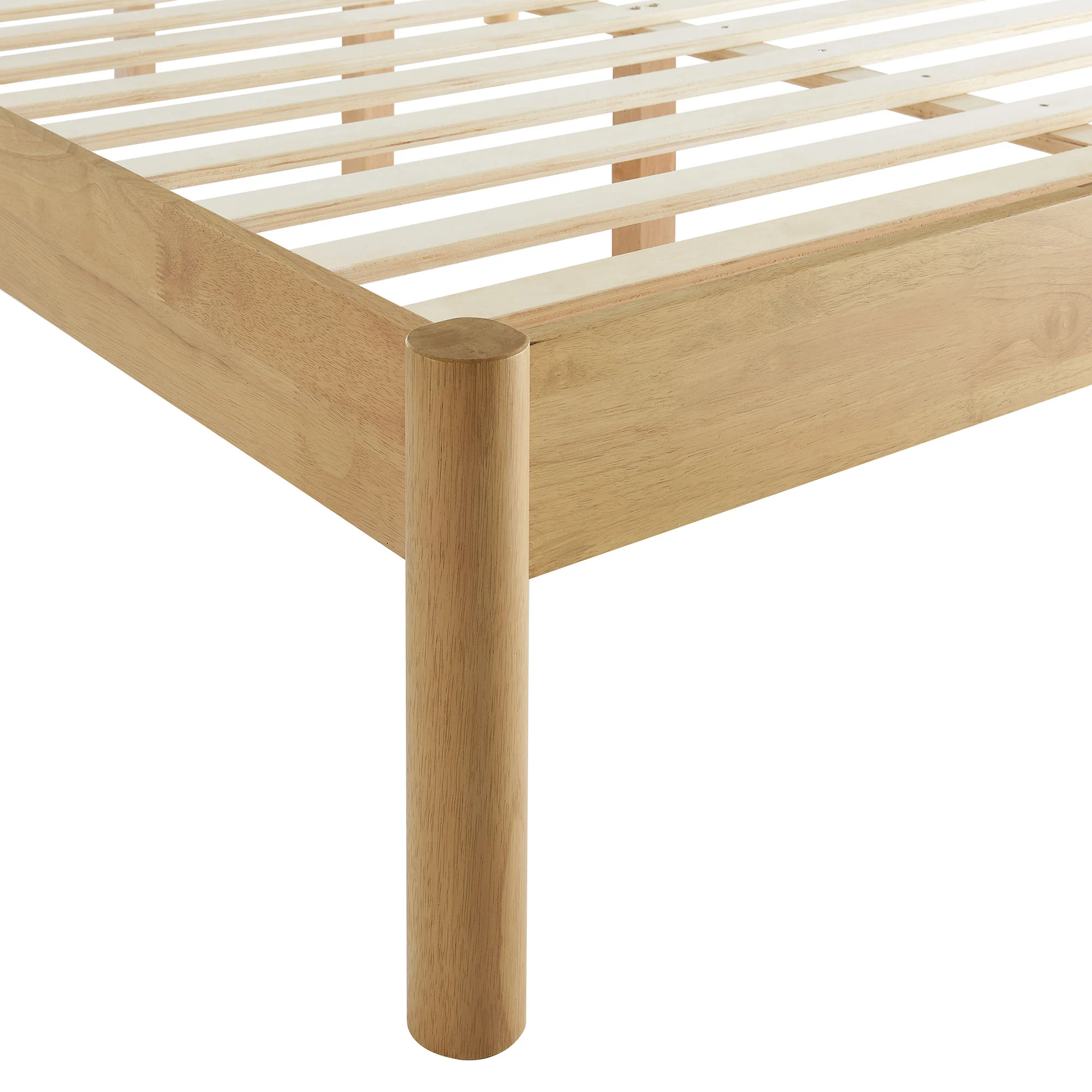 Olea Channel Tufted Boucle Solid Wood Queen Platform Bed by Modway - Image 6