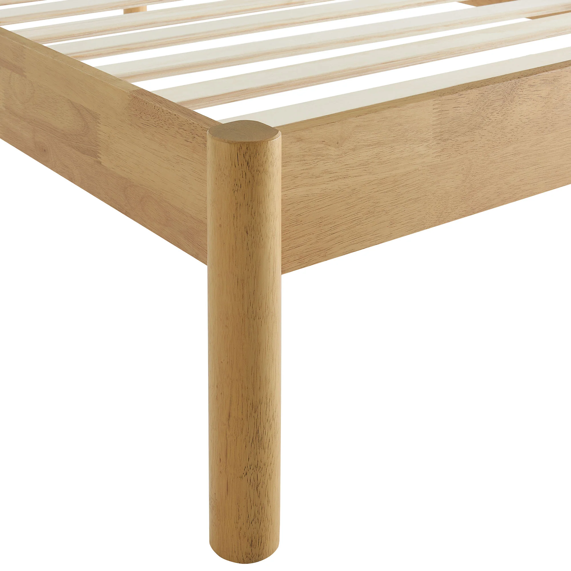 Olea Channel Tufted Boucle Solid Wood Twin Platform Bed by Modway - Image 7
