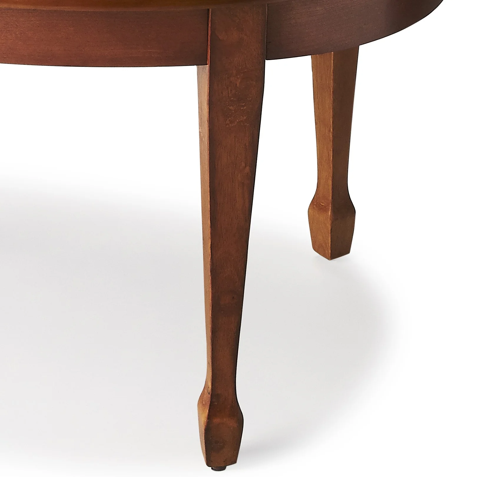 Olive Ash Burl Oval Coffee Table By Homeroots - Image 4