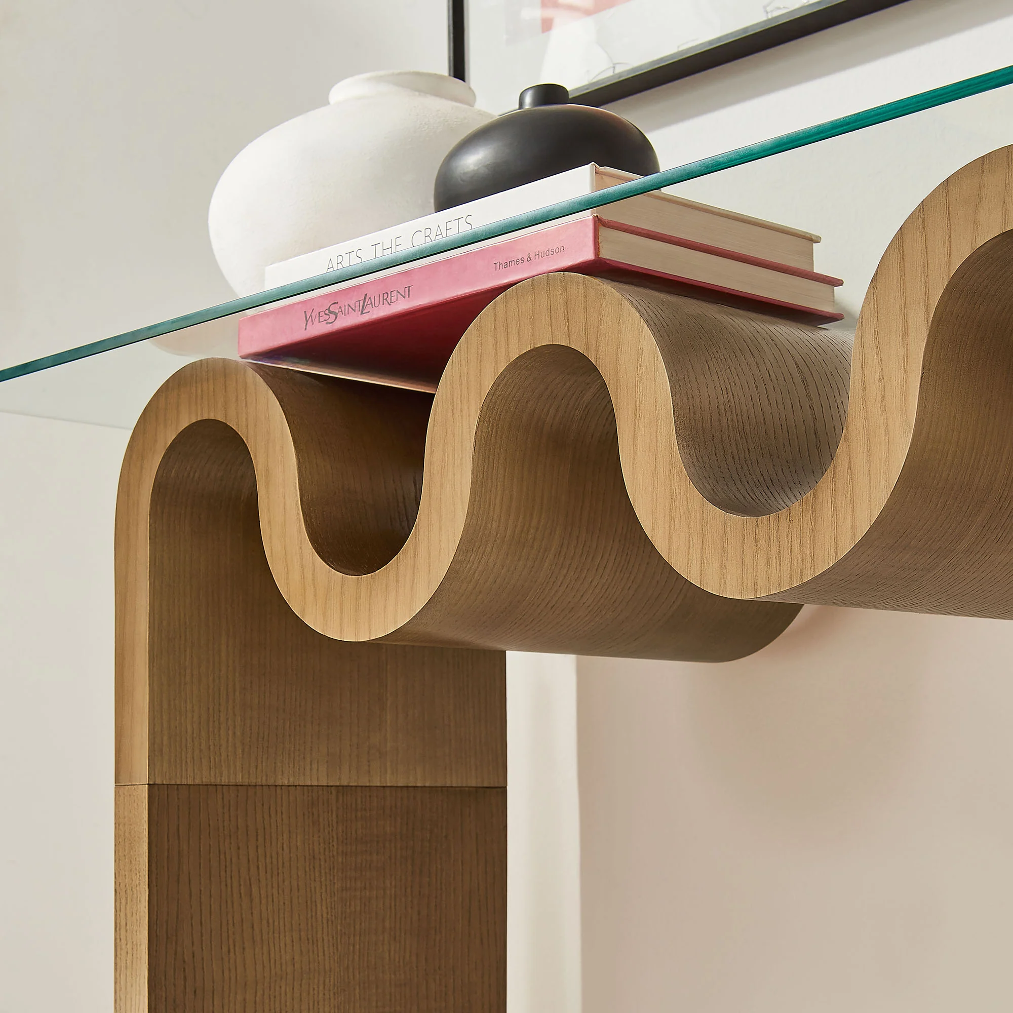 Ondine Glass Top 50" Console Table by Modway - Image 15