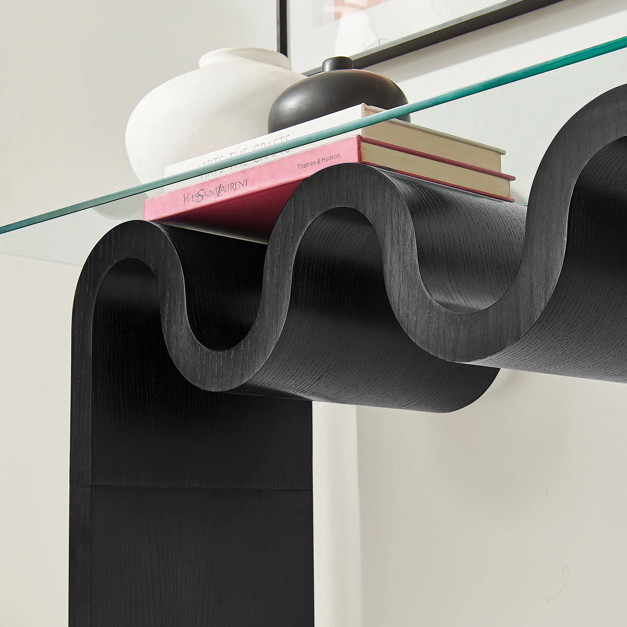 Ondine Glass Top 50" Console Table by Modway - Image 7