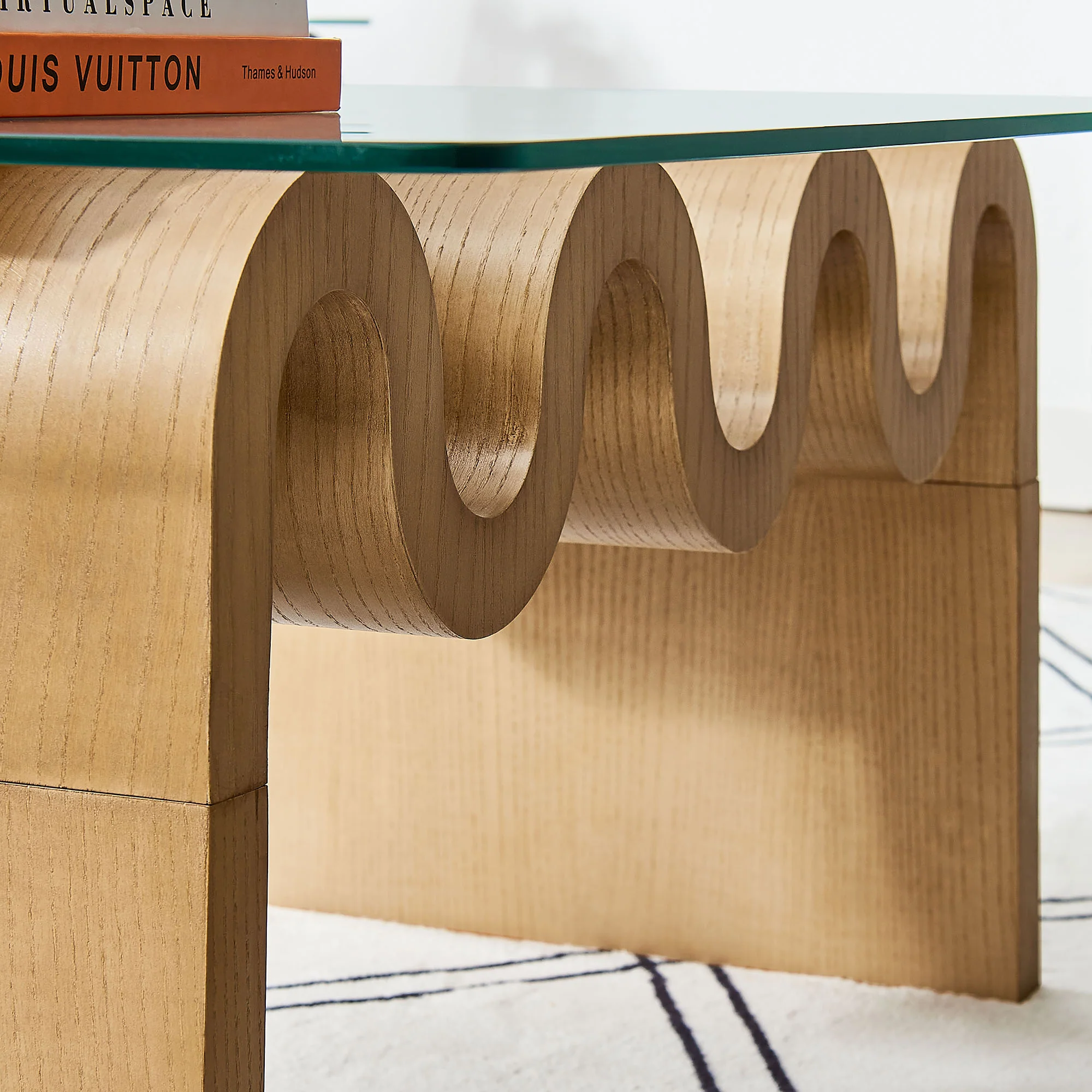 Ondine Glass Top Coffee Table by Modway - Image 17