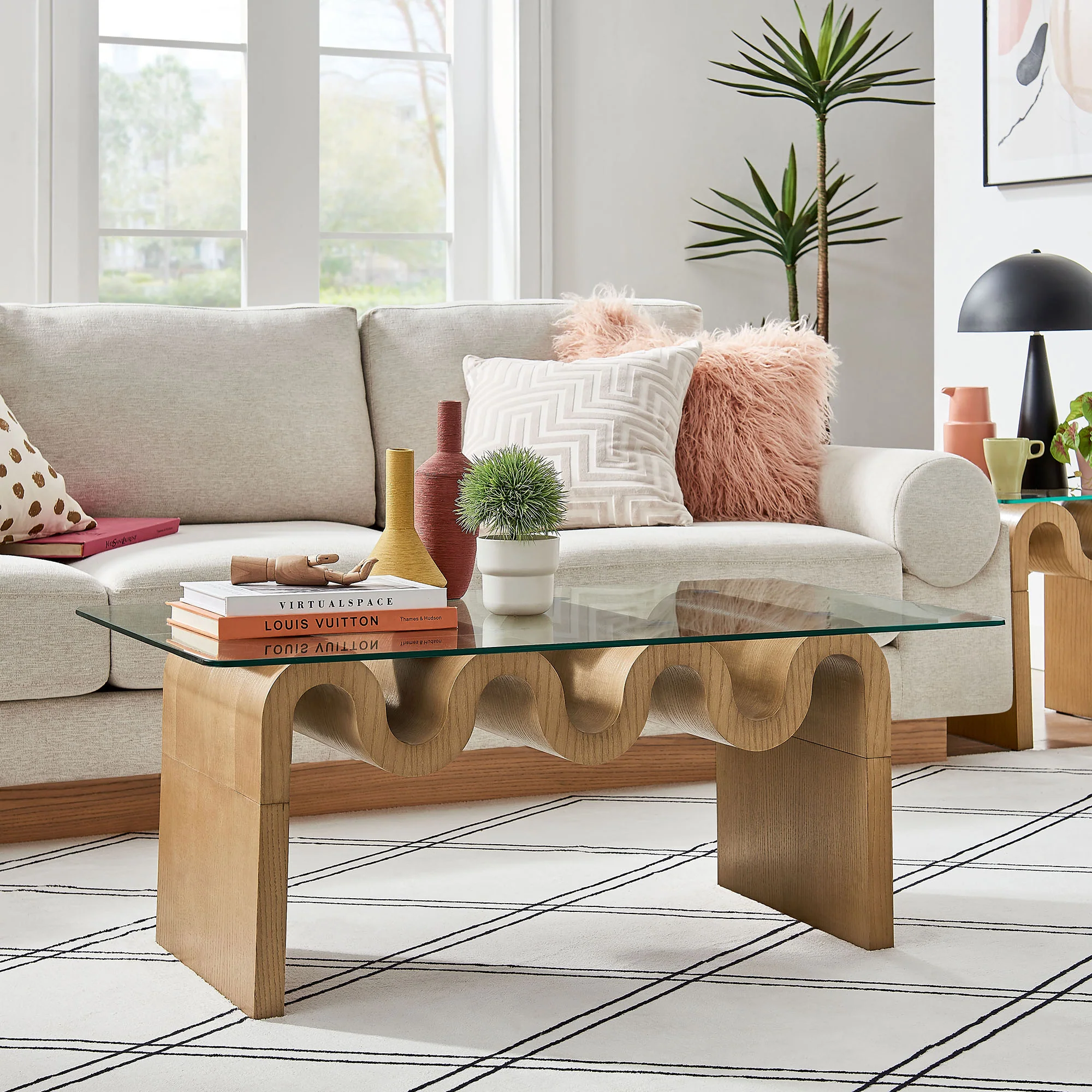 Ondine Glass Top Coffee Table by Modway - Image 18
