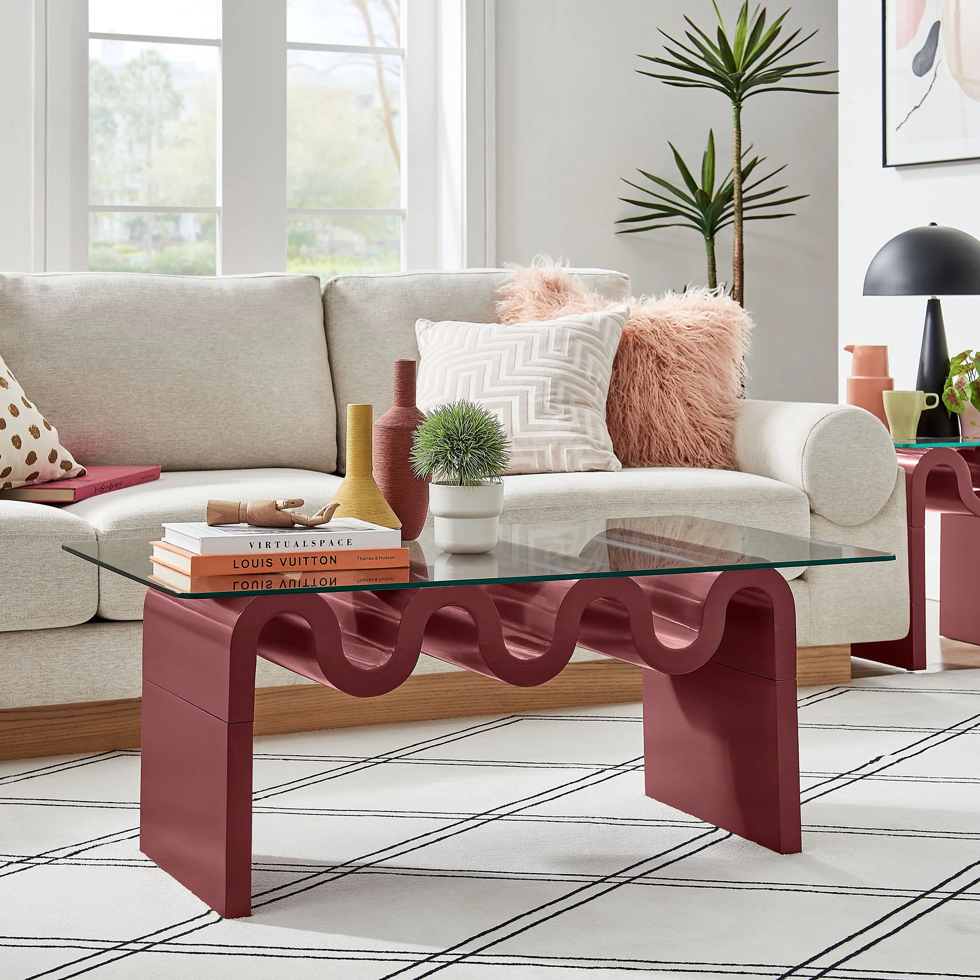 Ondine Glass Top Coffee Table by Modway - Image 28