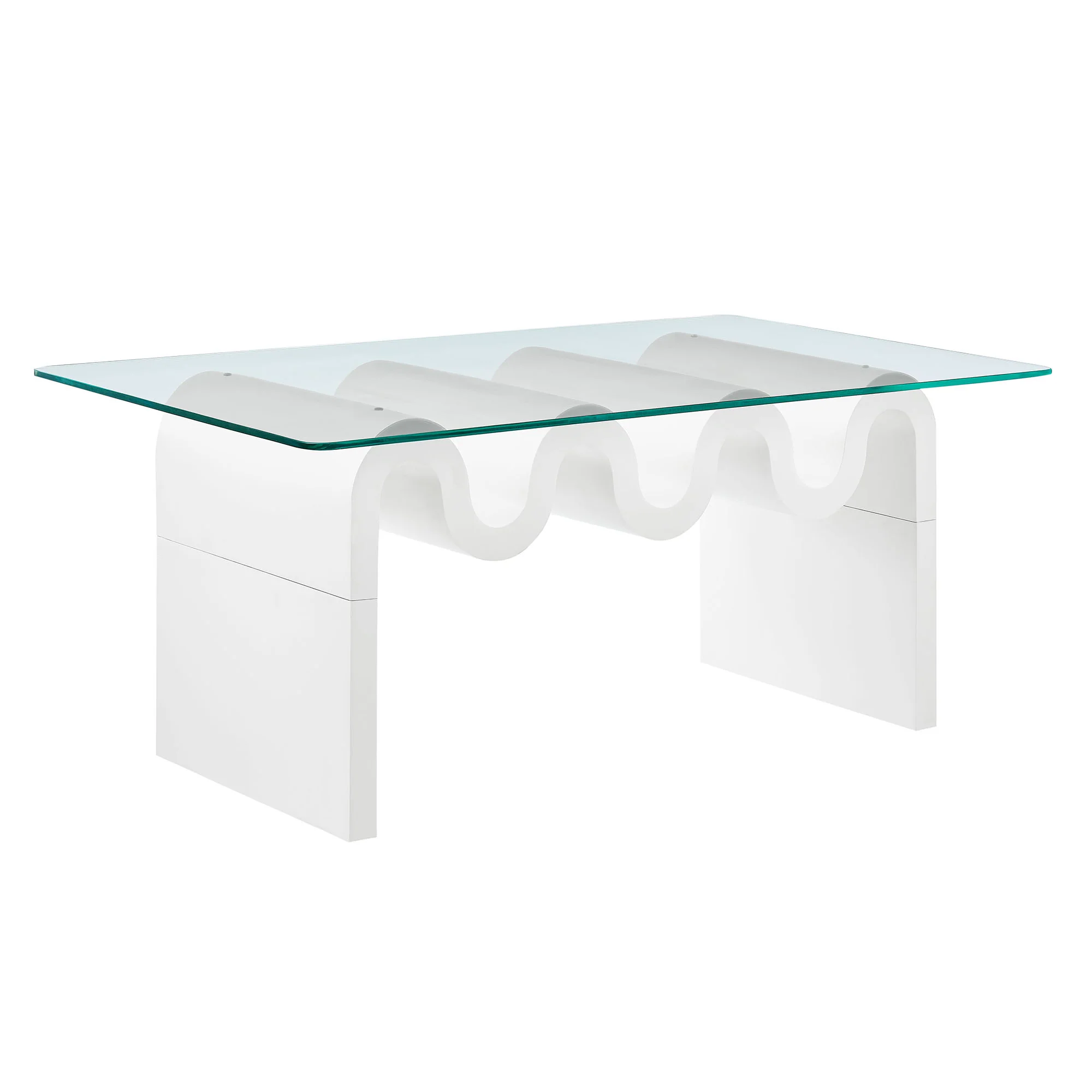 Ondine Glass Top Coffee Table by Modway - Image 31