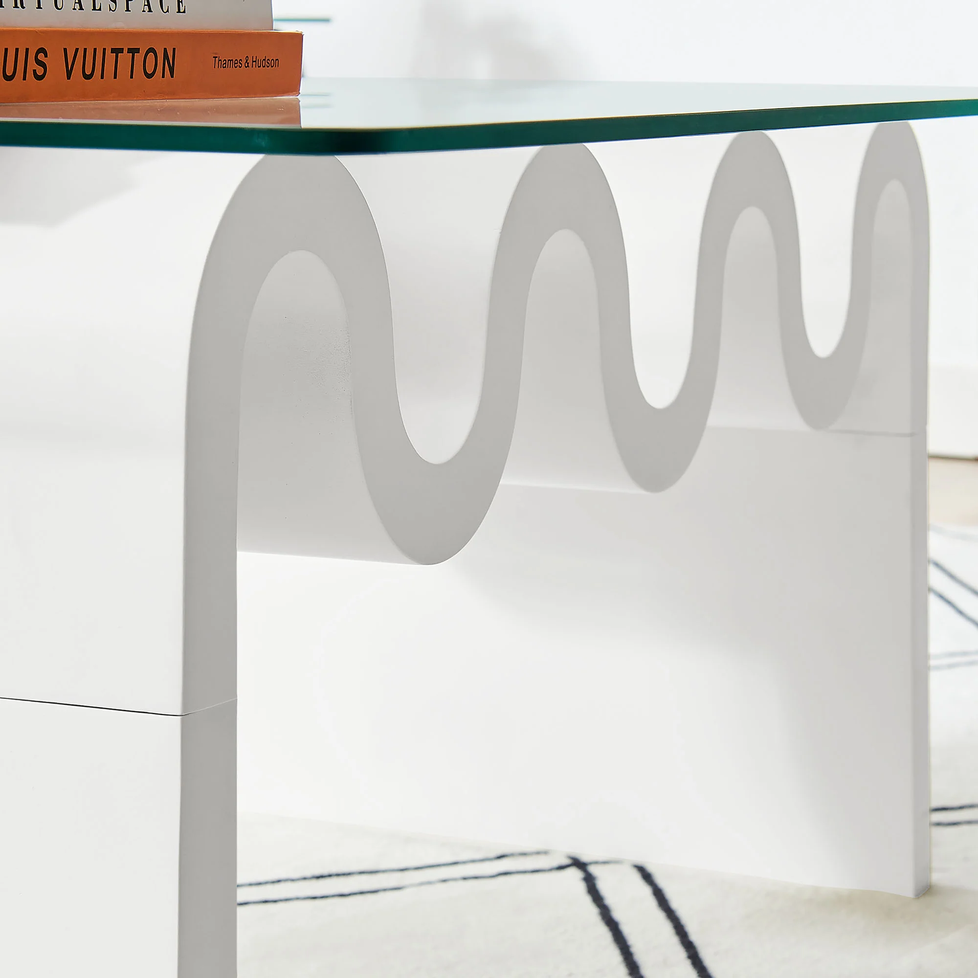 Ondine Glass Top Coffee Table by Modway - Image 37