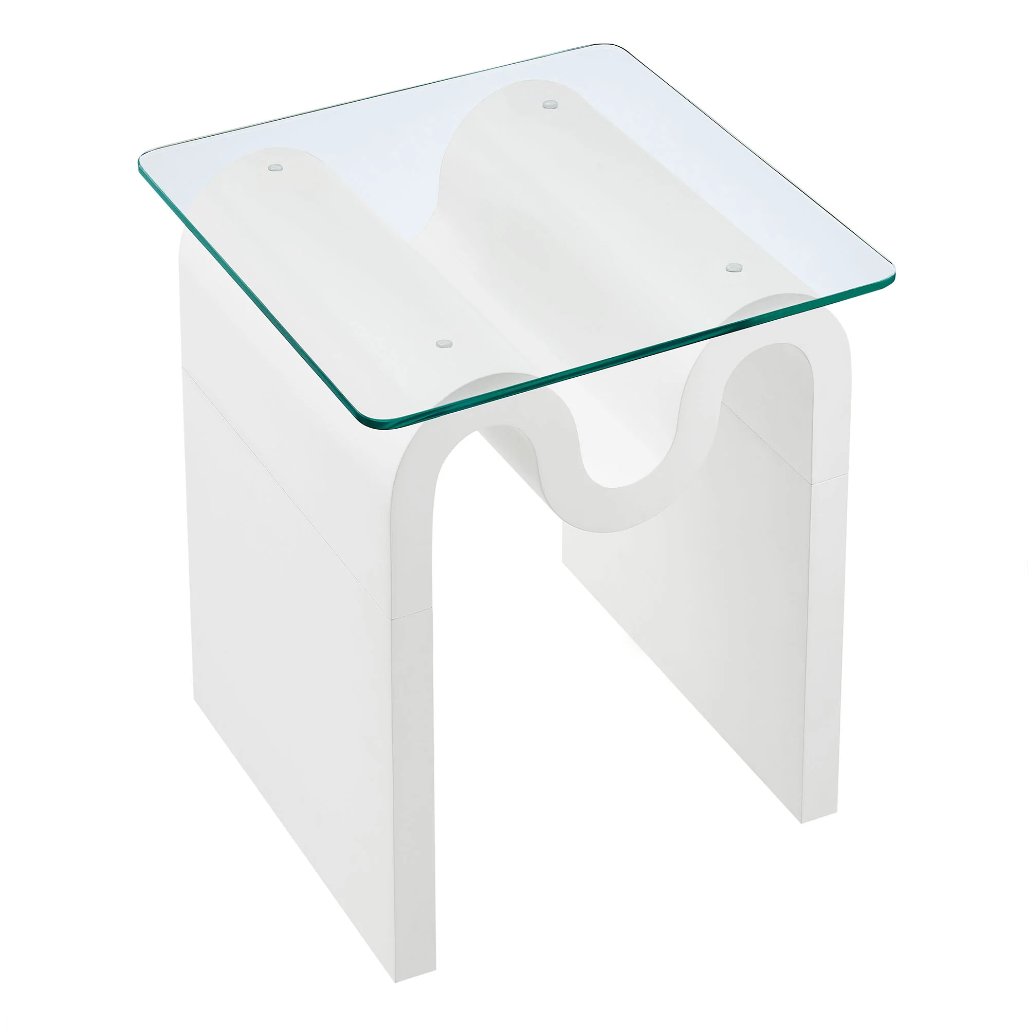 Ondine Glass Top Side Table by Modway - Image 31