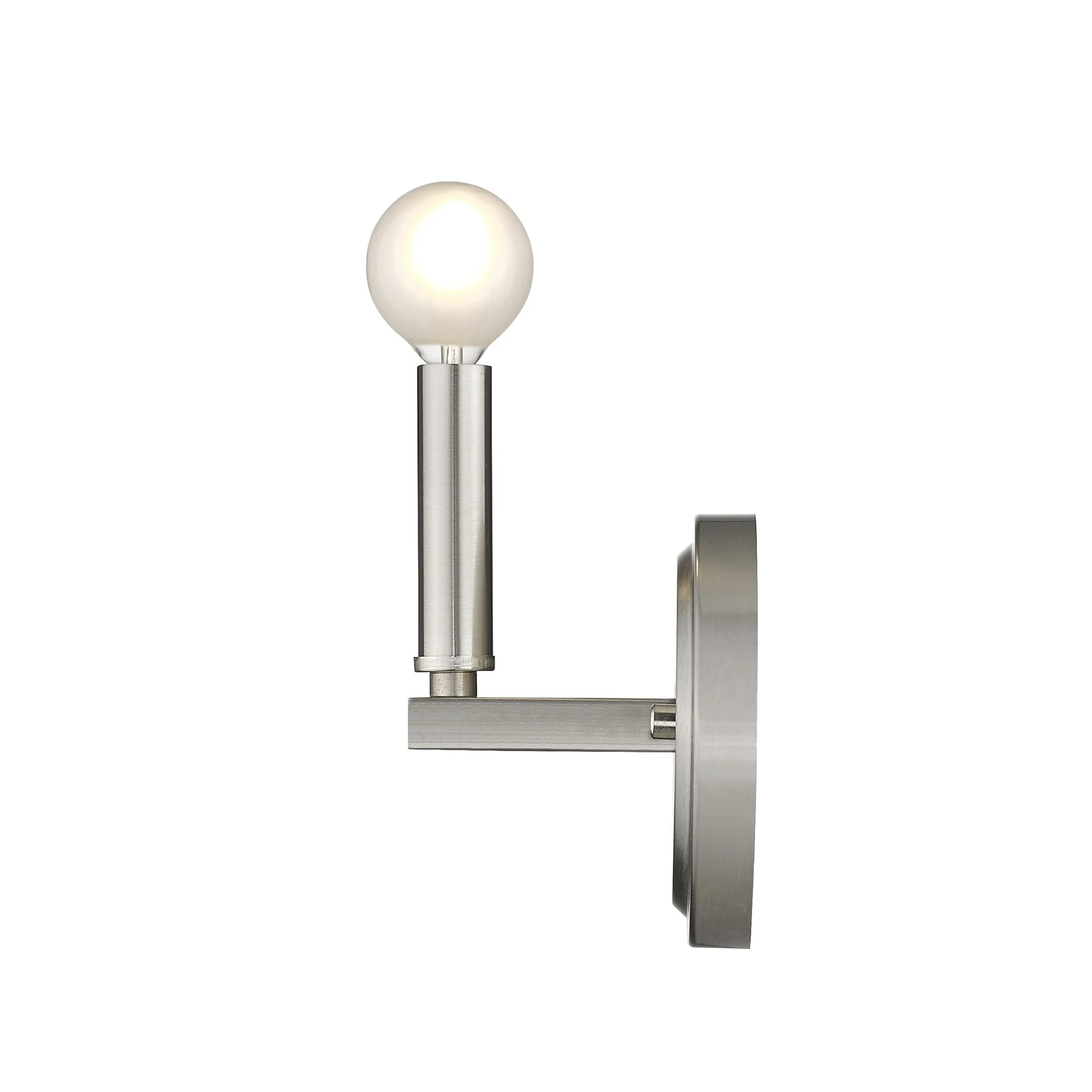 One Light Silver Wall Sconce By Homeroots - Image 9