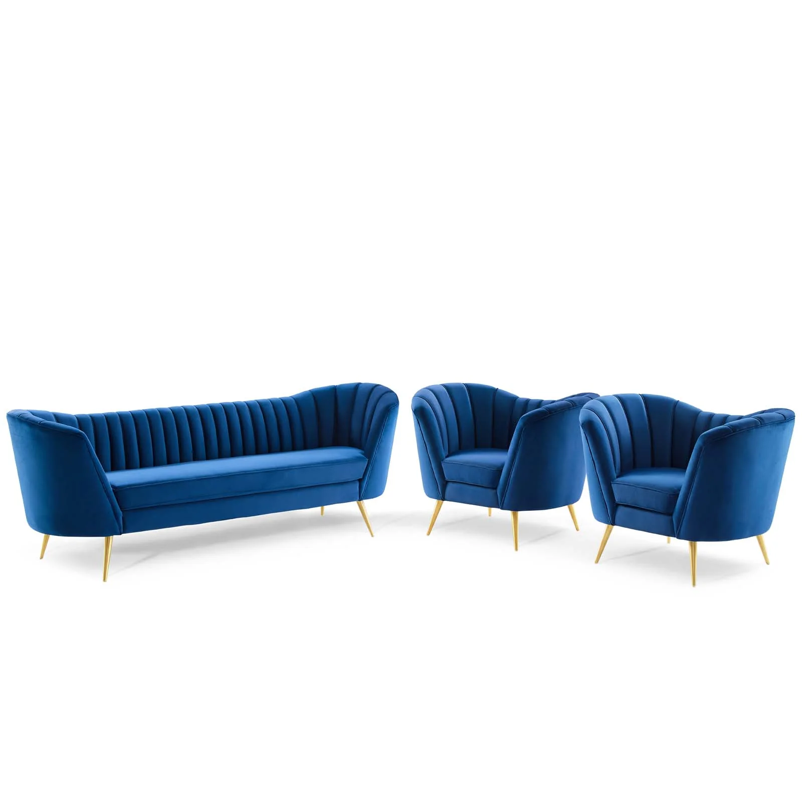 Opportunity 3 Piece Performance Velvet Set By Modway - EEI-4090 - Image 2