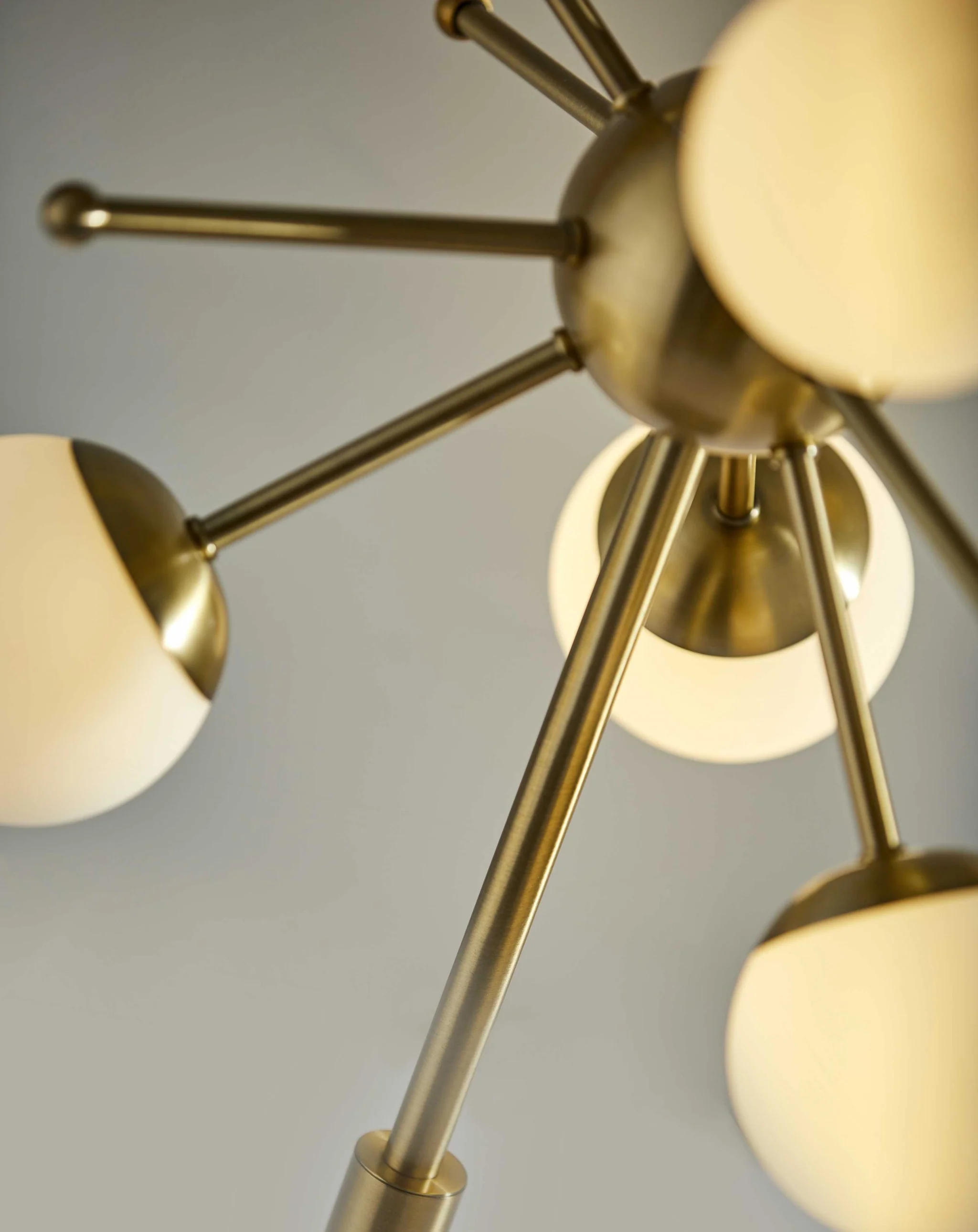 Orbital Sphere Brass LED Table Lamp By Homeroots - Image 5