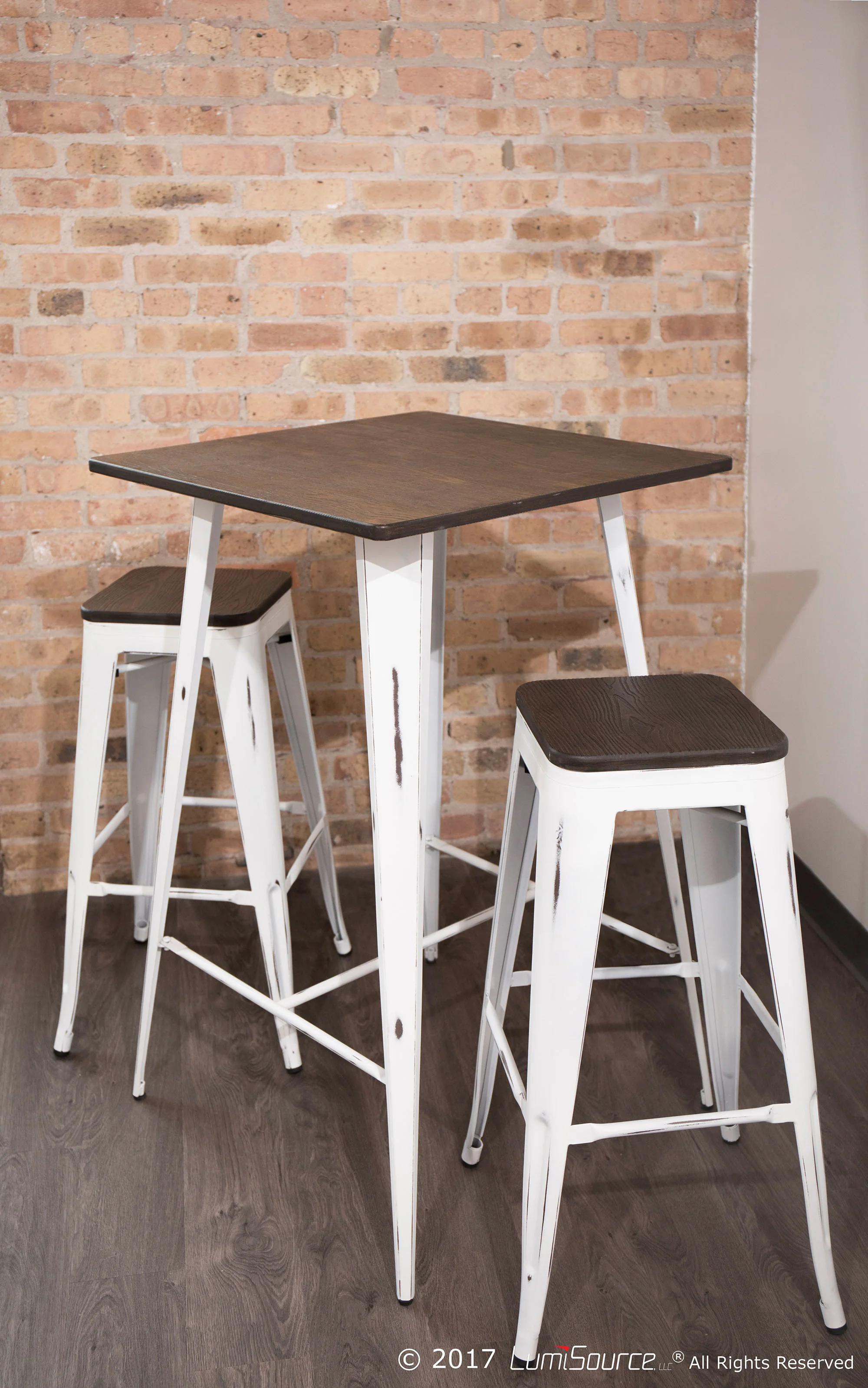 Oregon Barstool - Set of 2 By LumiSource - BS-TW-OR DK+AN2 - Image 11