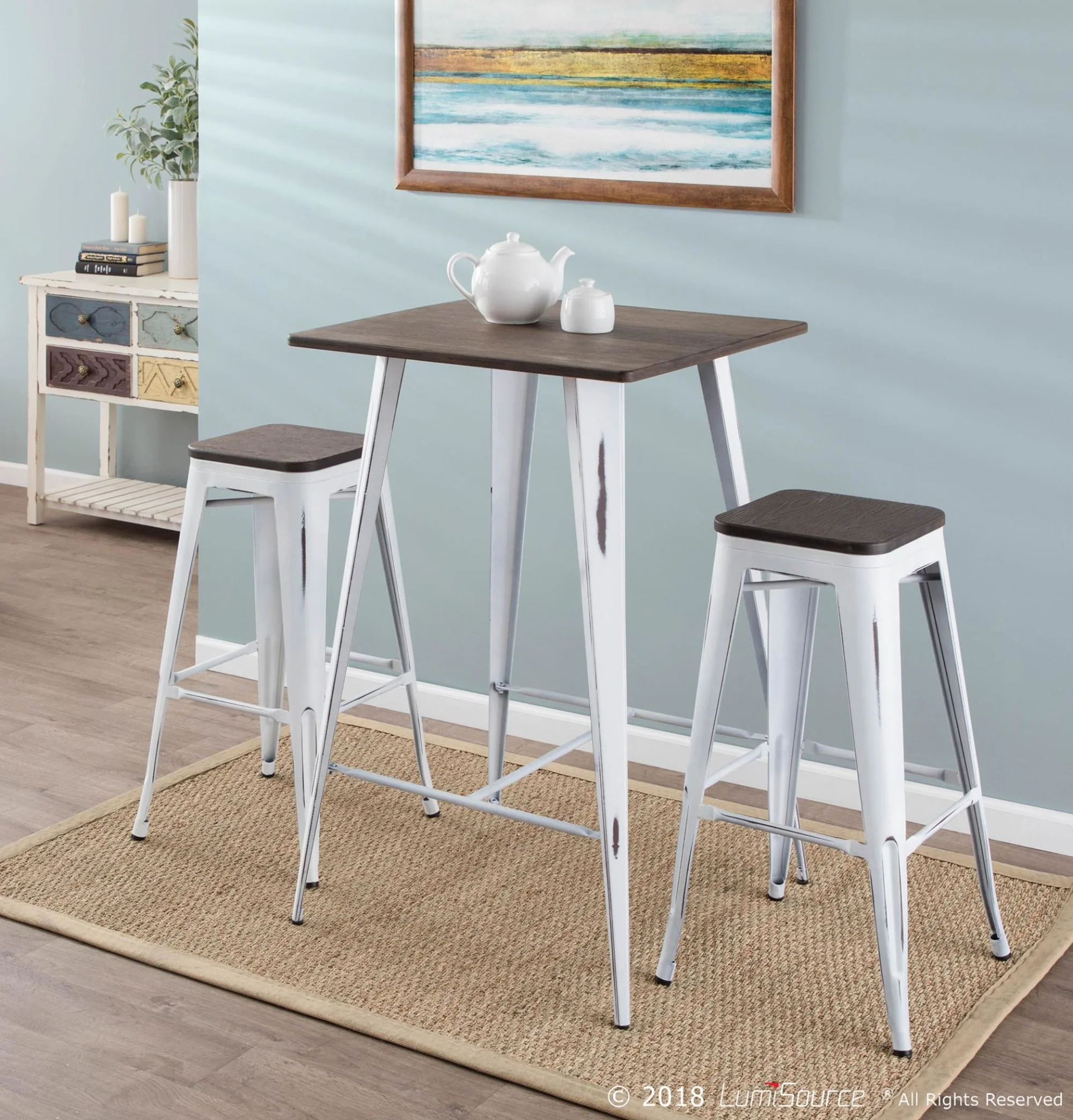 Oregon Barstool - Set of 2 By LumiSource - BS-TW-OR DK+AN2 - Image 13