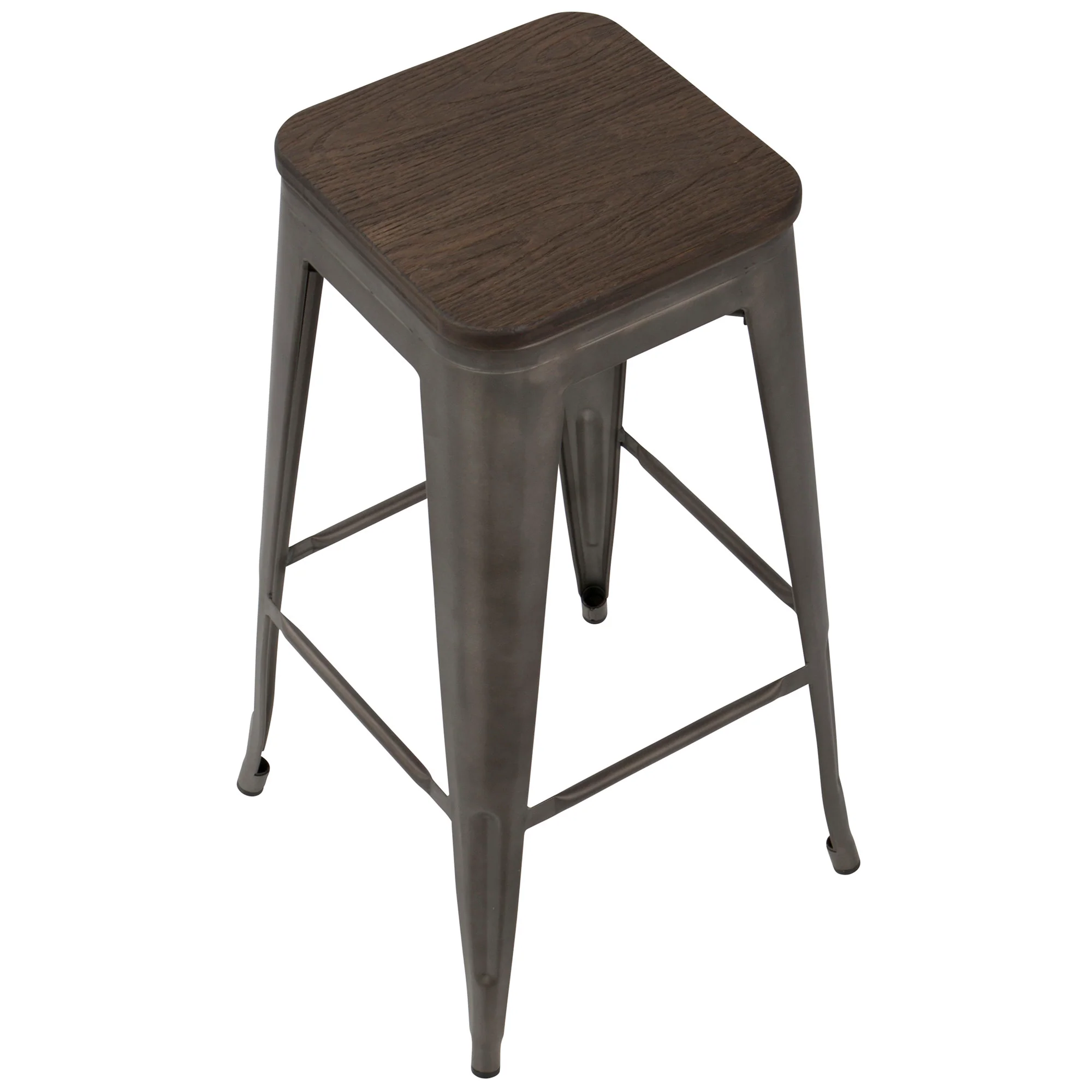 Oregon Barstool - Set of 2 By LumiSource - BS-TW-OR DK+AN2 - Image 8