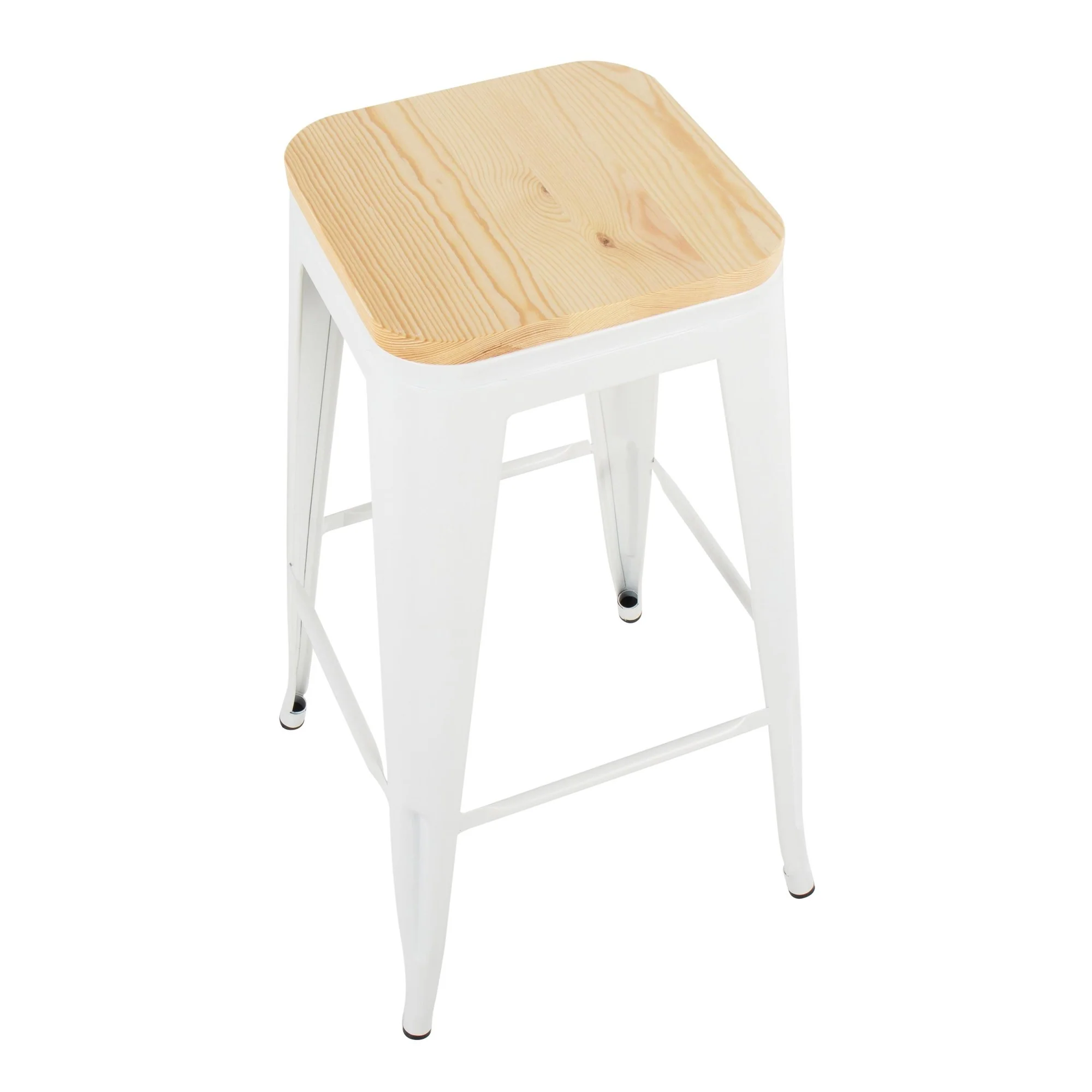 Oregon Barstool - Set of 2 Black By LumiSource - B30-OREGON BKNA2 - Image 11