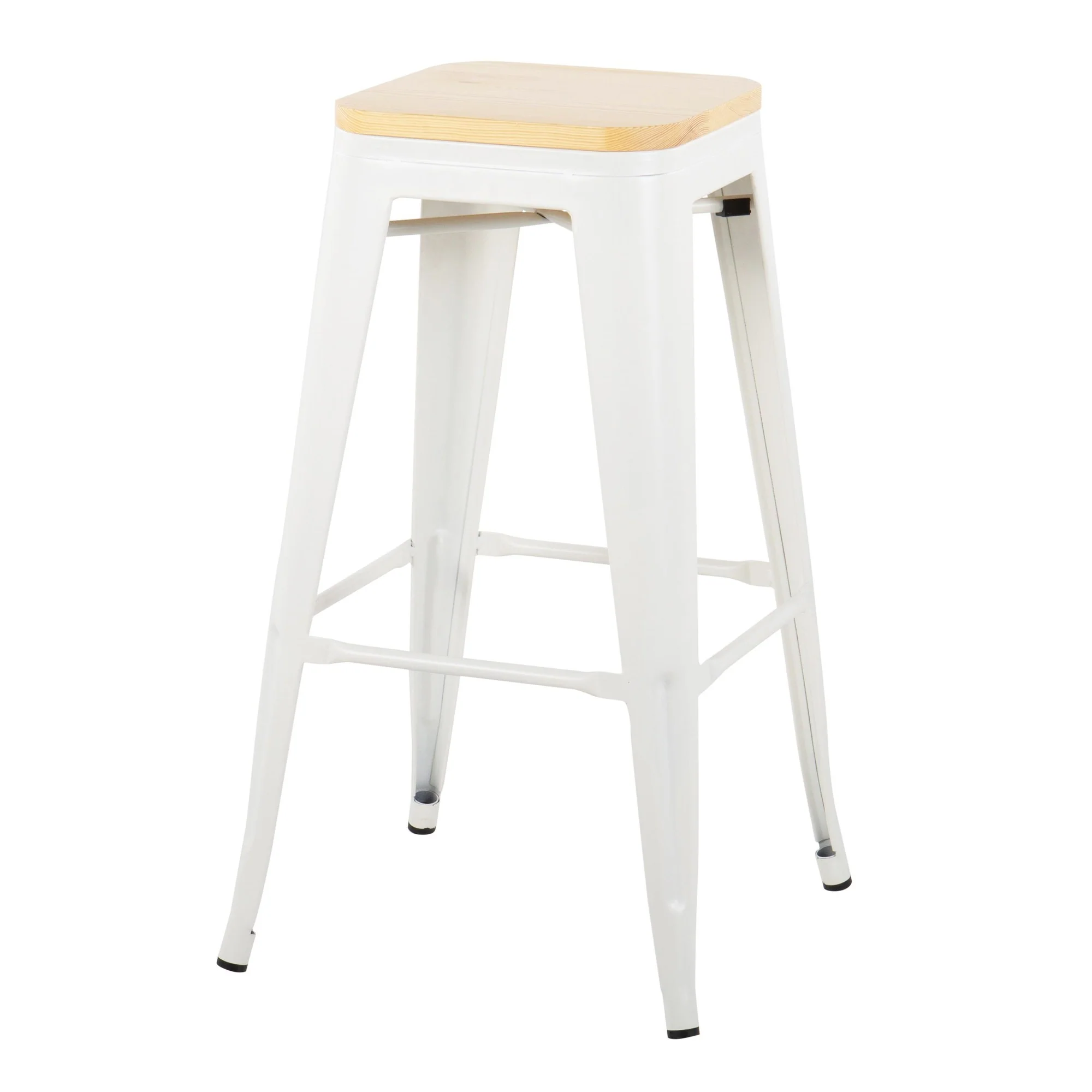 Oregon Barstool - Set of 2 Black By LumiSource - B30-OREGON BKNA2 - Image 15