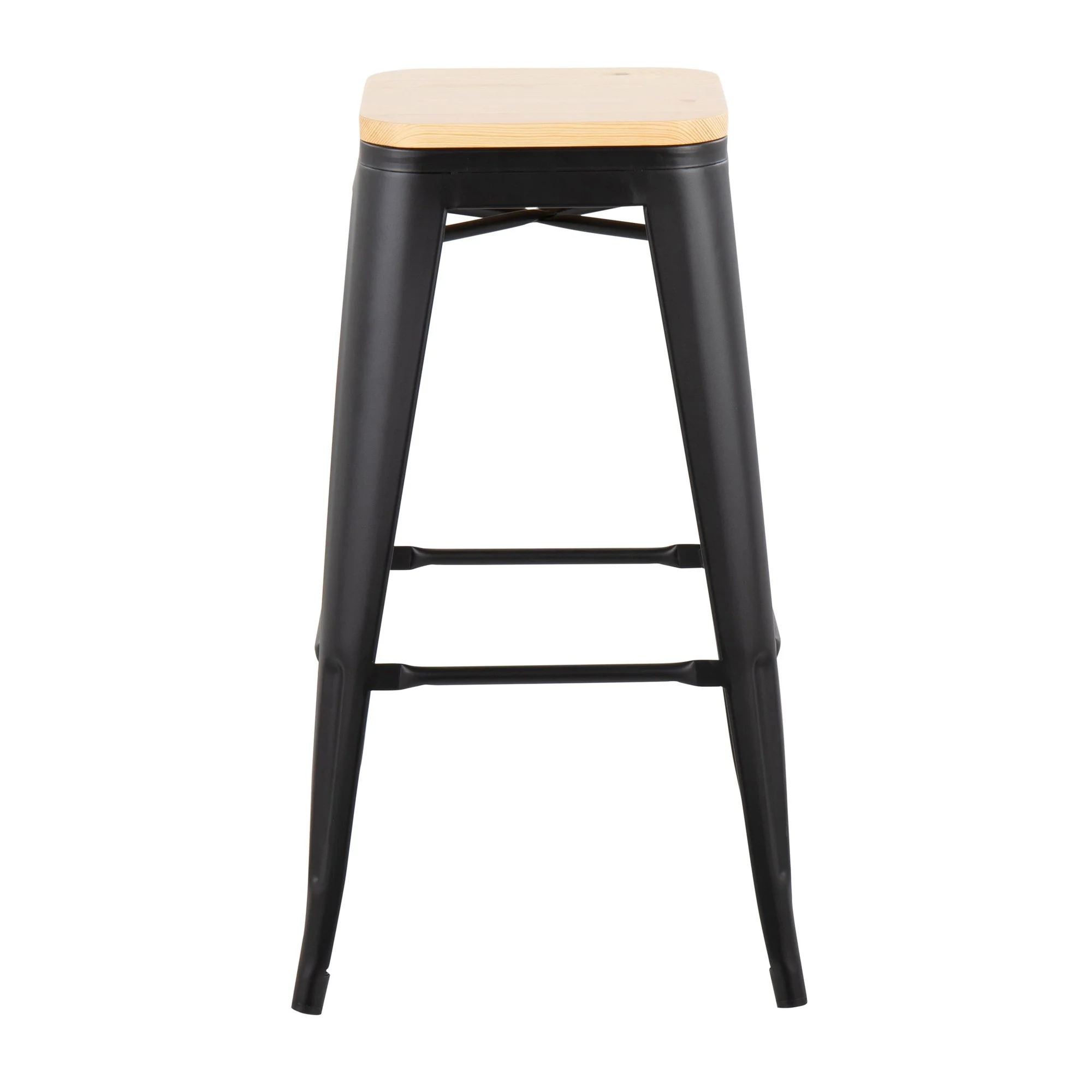 Oregon Barstool - Set of 2 Black By LumiSource - B30-OREGON BKNA2 - Image 6