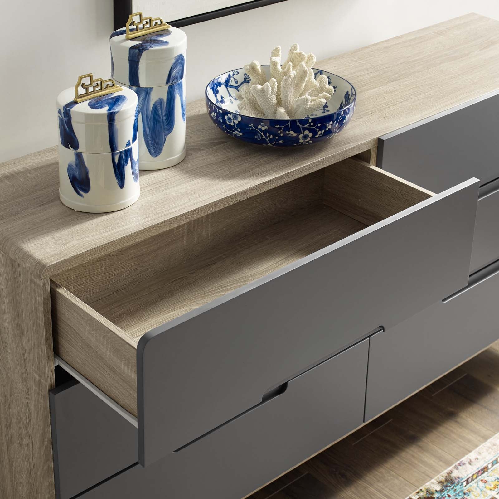 Origin Six-Drawer Wood Dresser or Display Stand By Modway - MOD-6076 - Image 6