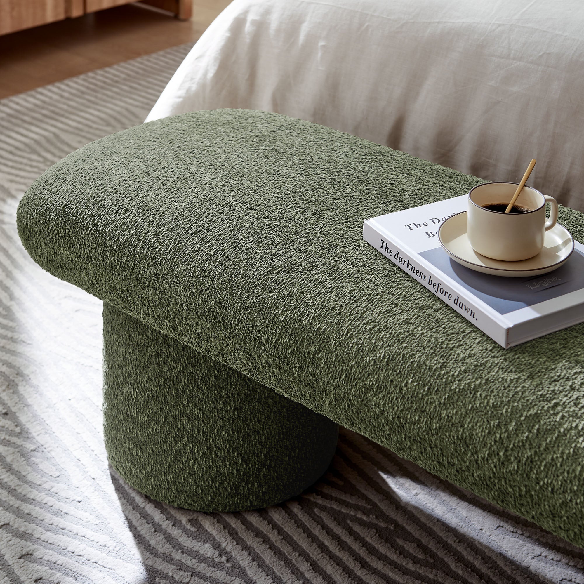 Orla Chenille Upholstered Bench by Modway - Image 16