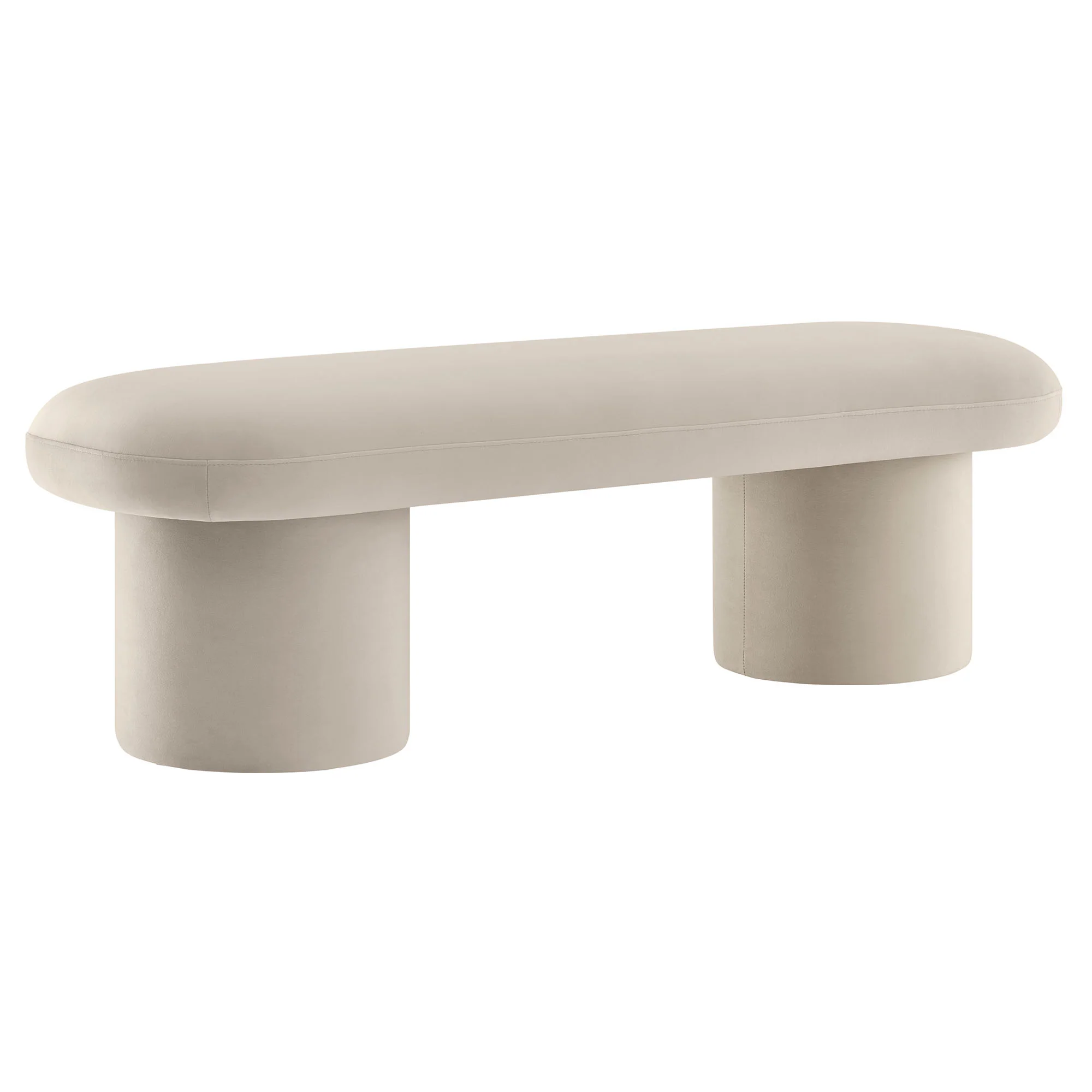 Orla Performance Velvet Bench by Modway - Image 2