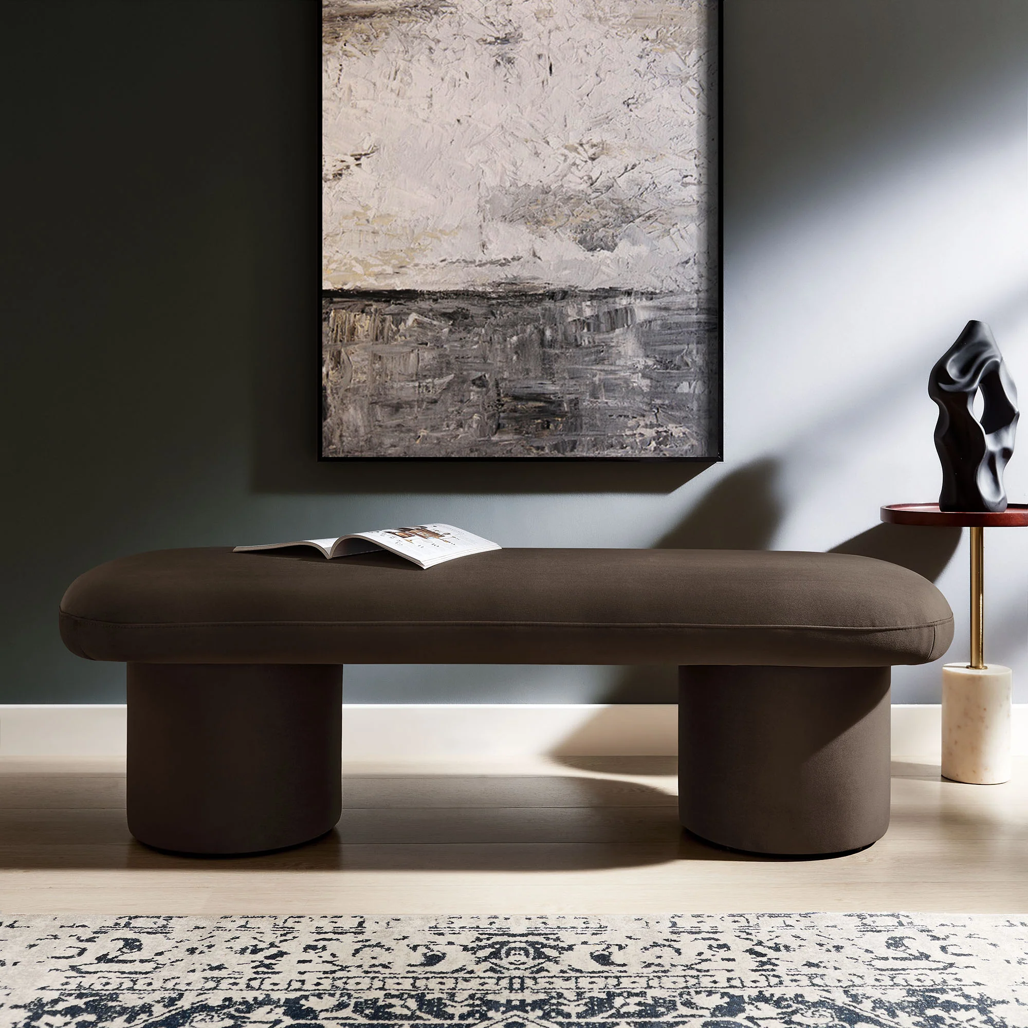 Orla Performance Velvet Bench by Modway - Image 28