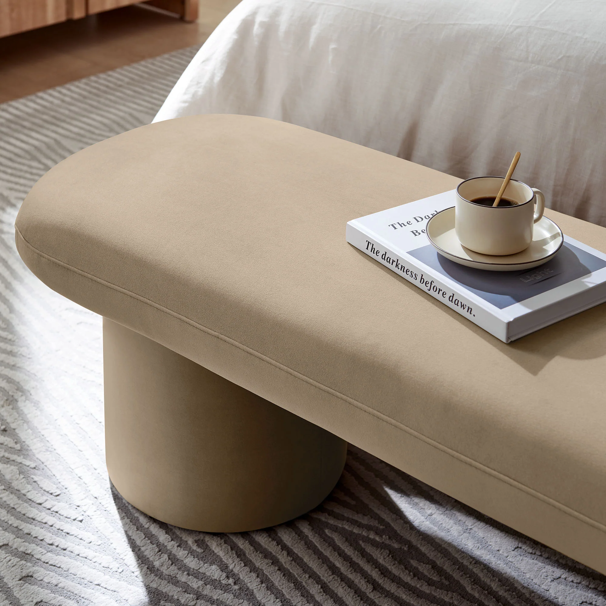 Orla Performance Velvet Bench by Modway - Image 36