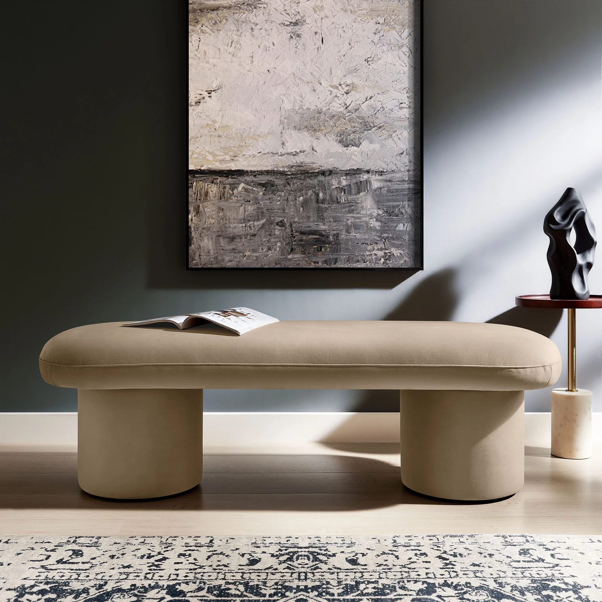Orla Performance Velvet Bench by Modway - Image 38