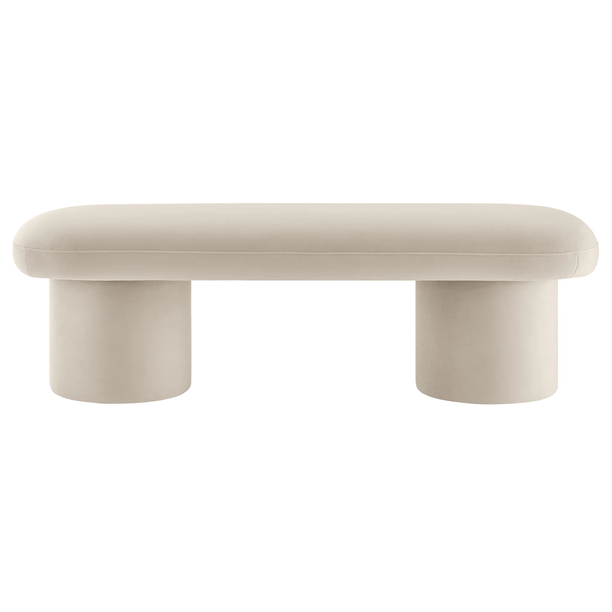 Orla Performance Velvet Bench by Modway - Image 4