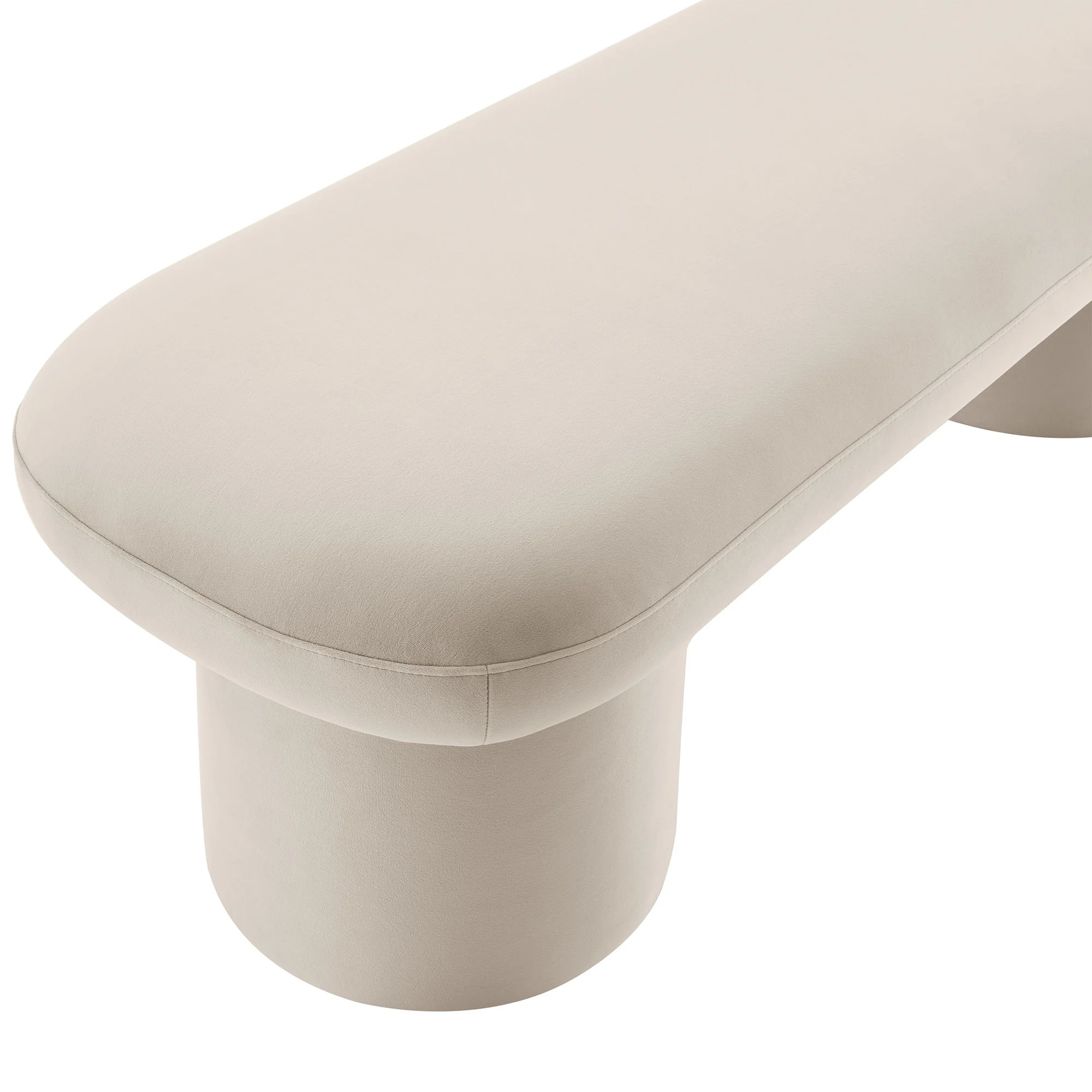 Orla Performance Velvet Bench by Modway - Image 6