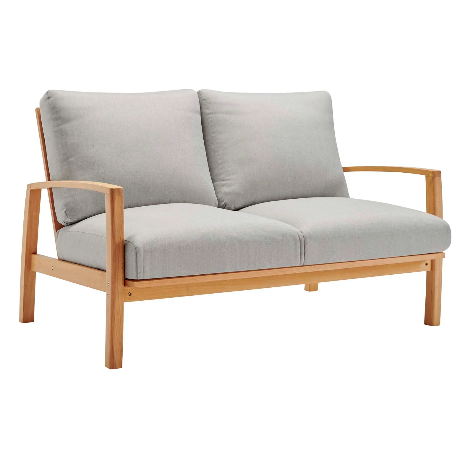 Orlean 3 Piece Outdoor Patio Eucalyptus Wood Set By Modway - EEI-3822 - Image 3