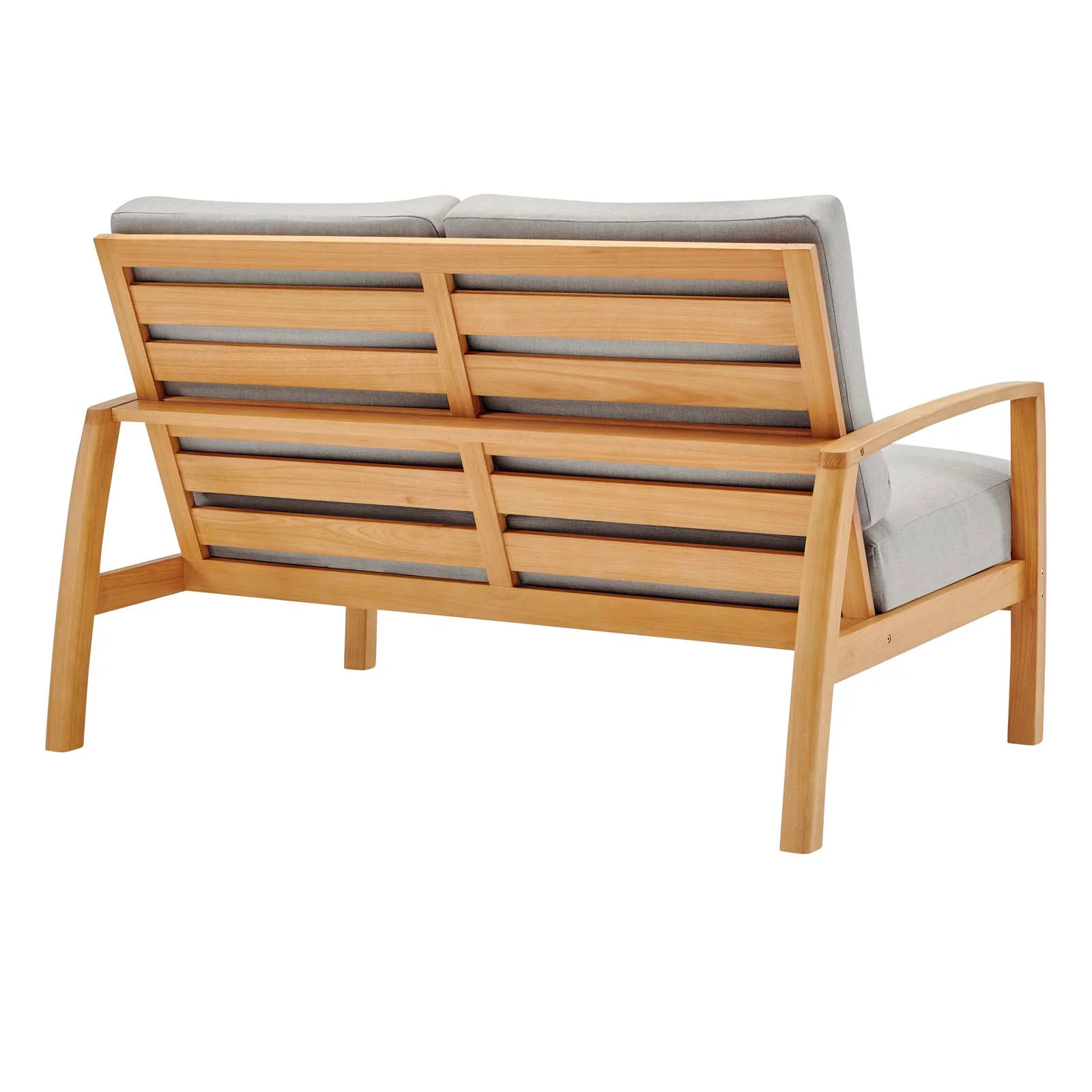 Orlean 3 Piece Outdoor Patio Eucalyptus Wood Set By Modway - EEI-3822 - Image 4
