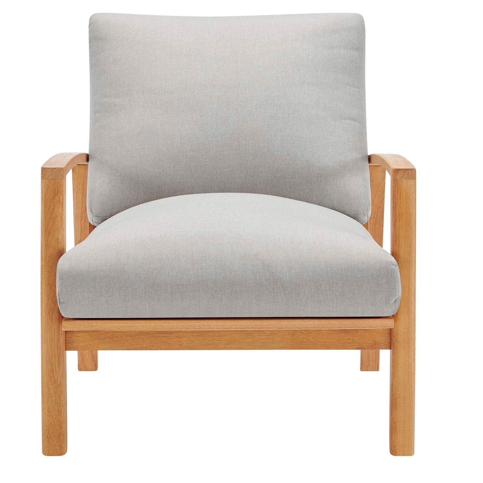 Orlean Outdoor Patio Eucalyptus Wood Lounge Armchair By Modway - EEI-3698 - Image 5